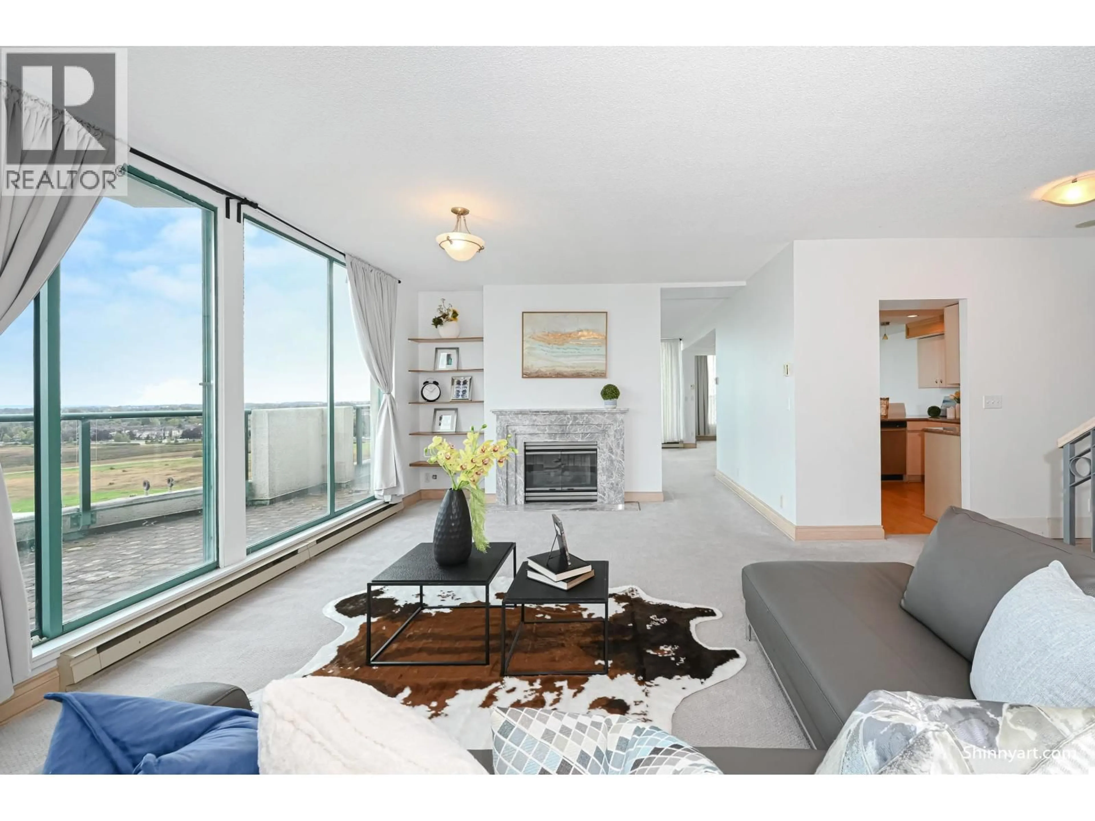 Living room with furniture, unknown for PH1604 - 8811 LANSDOWNE ROAD, Richmond British Columbia V6X3T4