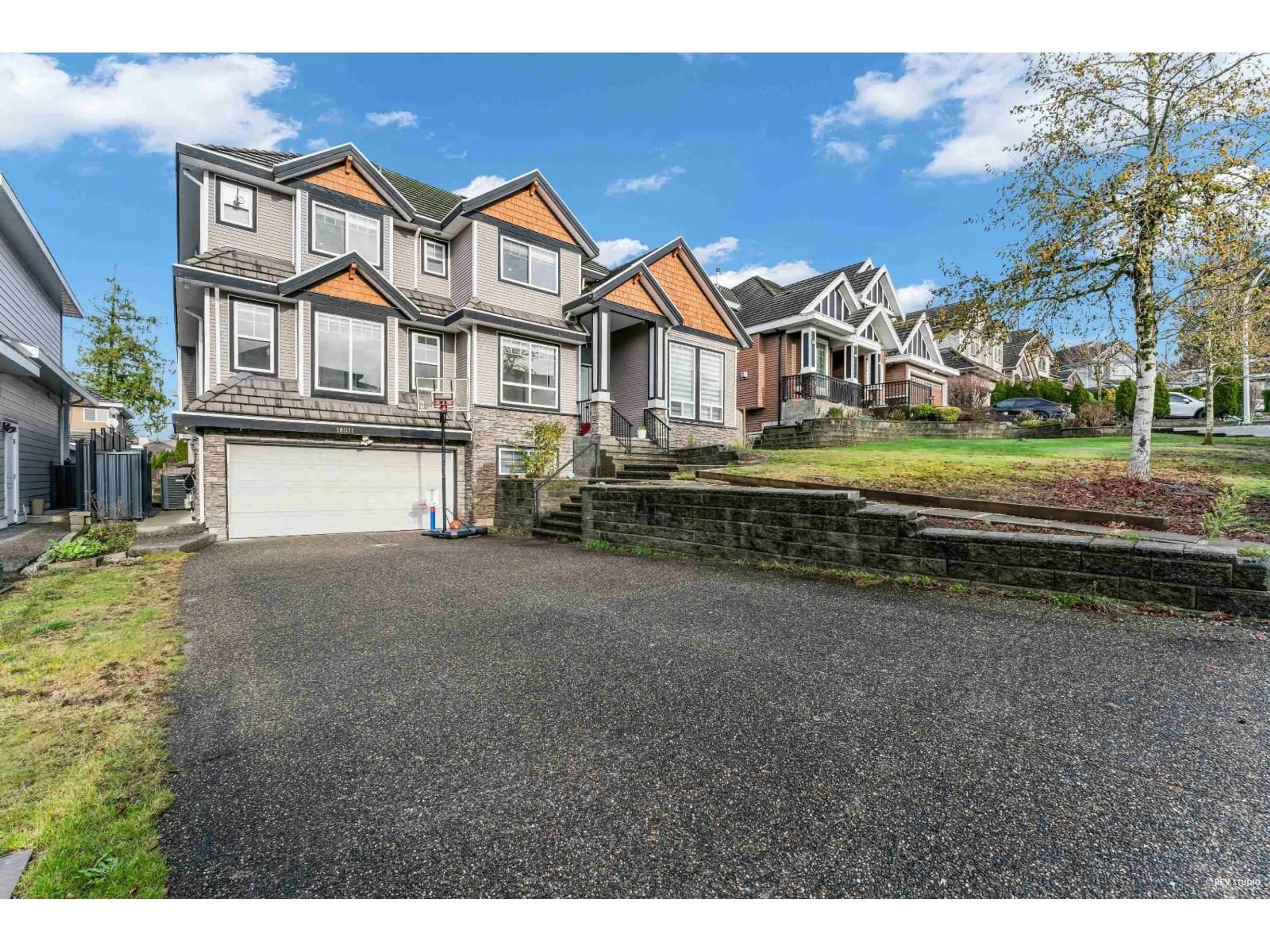 A pic from outside/outdoor area/front of a property/back of a property/a pic from drone, street for 18011 63B AVENUE, Surrey British Columbia V3S4G1