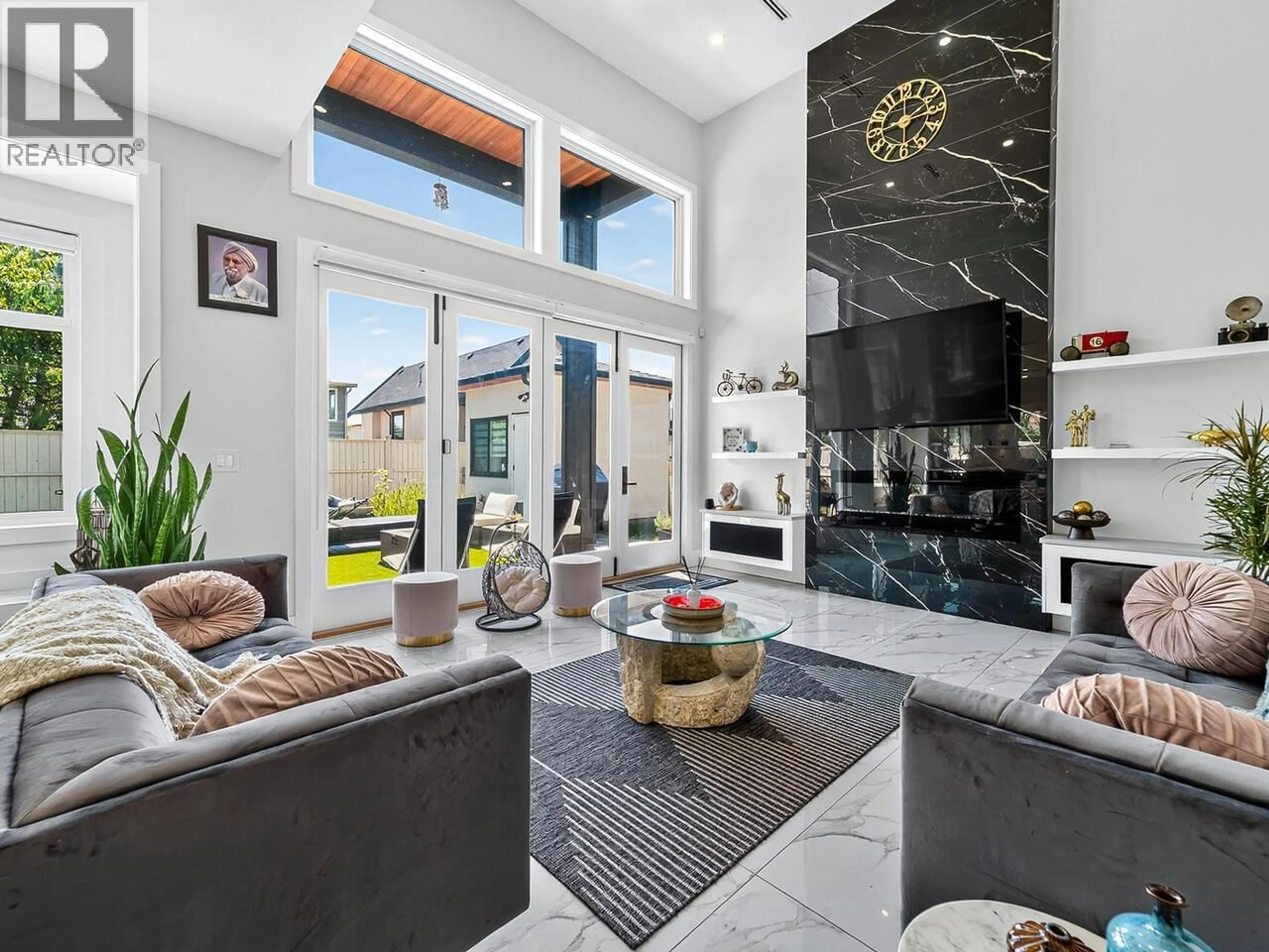 Living room with furniture, ceramic/tile floor for 11800 KING ROAD, Richmond British Columbia V7A3B6