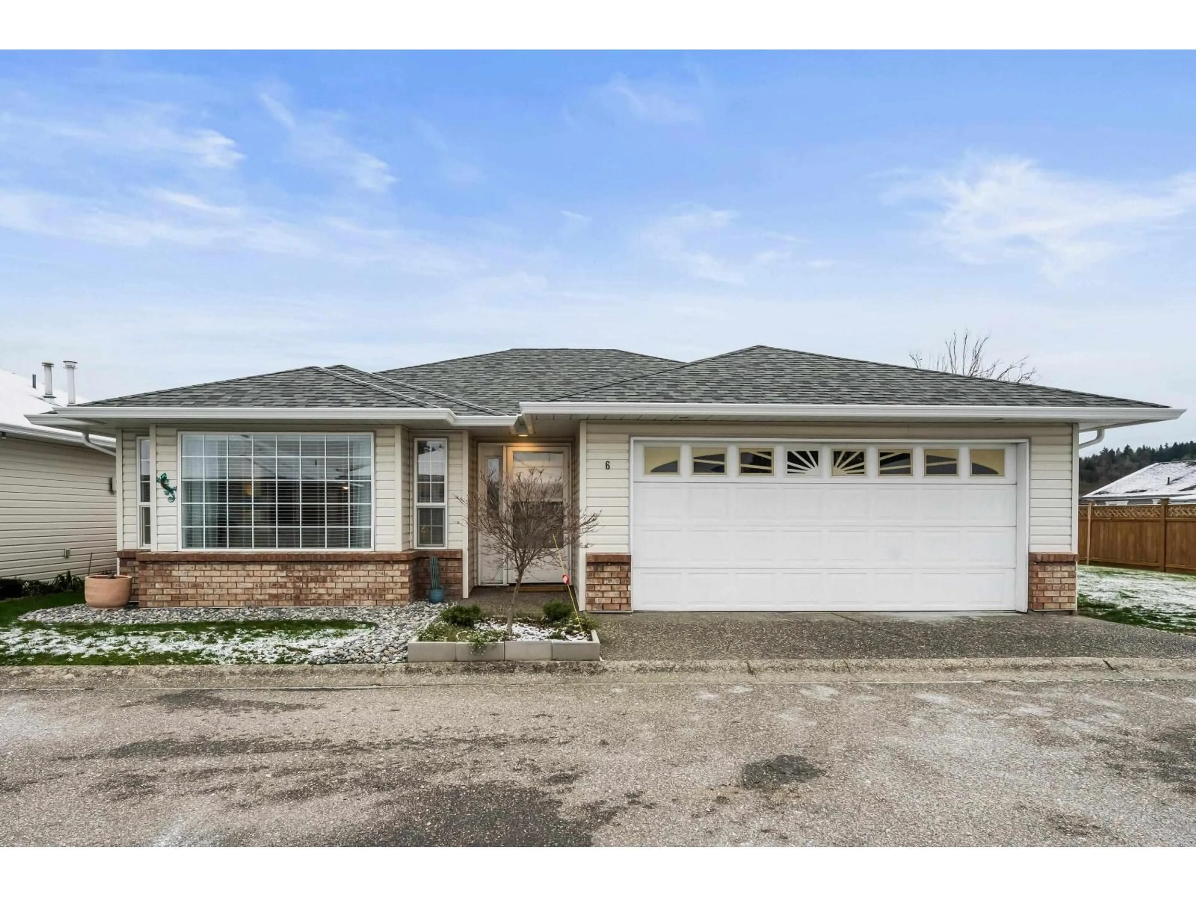 Home with brick exterior material, street for 6 - 9420 WOODBINE STREET, Chilliwack British Columbia V2P5S4