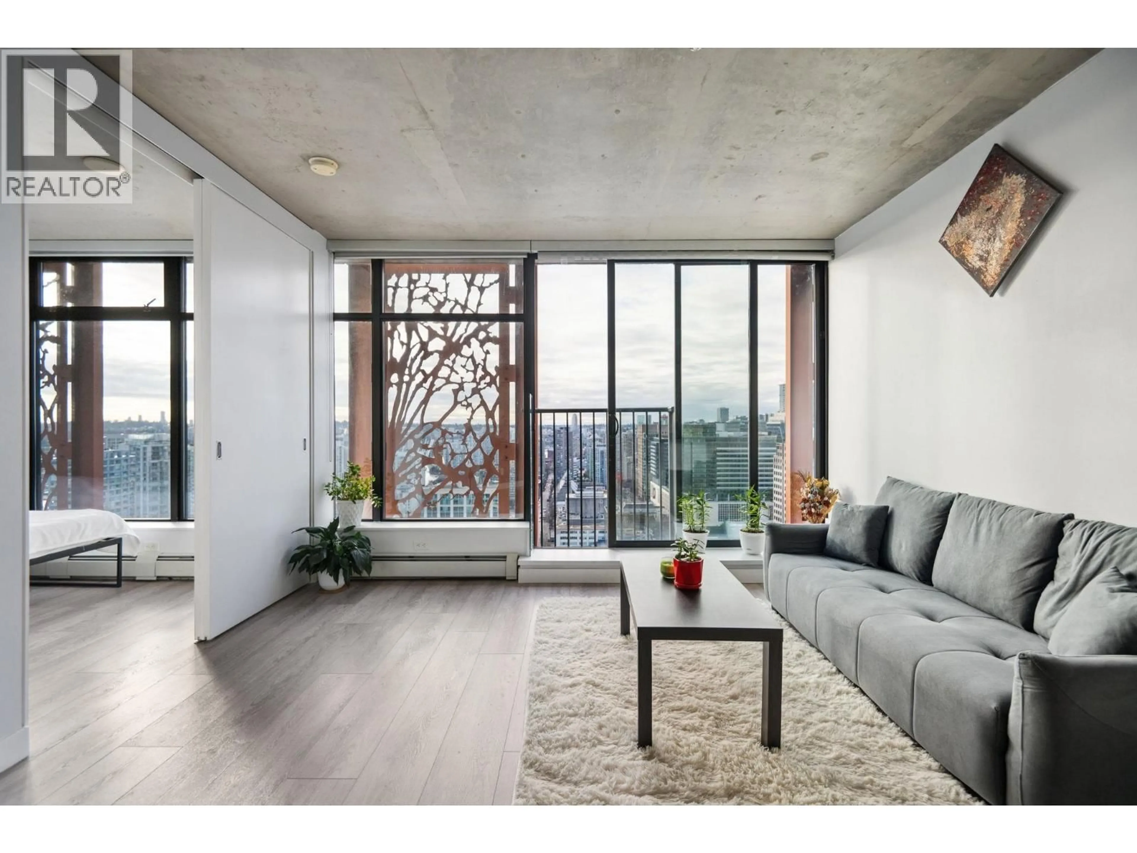 Living room with furniture, unknown for 3909 - 128 CORDOVA STREET, Vancouver British Columbia V6B0E6