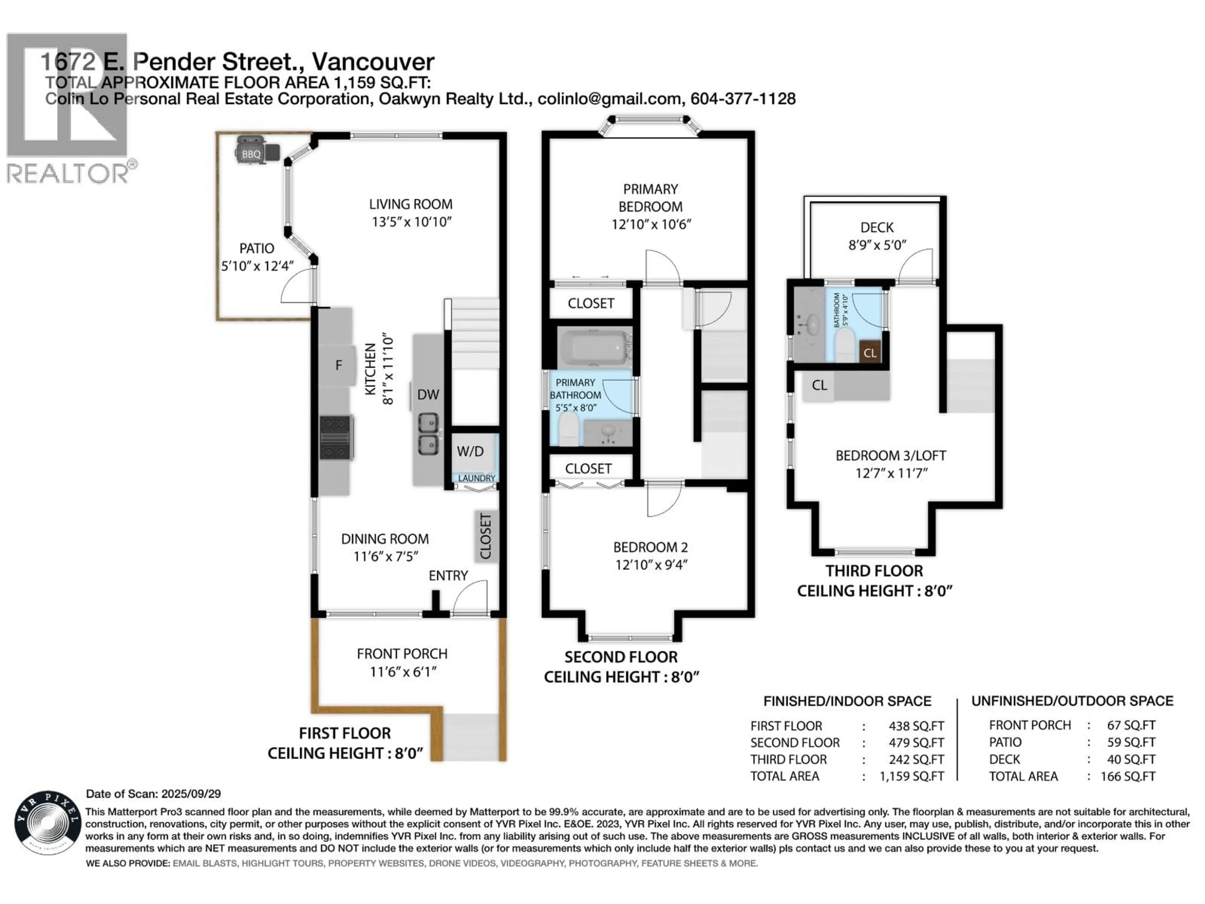 Floor plan for 101 - 1672 PENDER STREET, Vancouver British Columbia V5L1W3