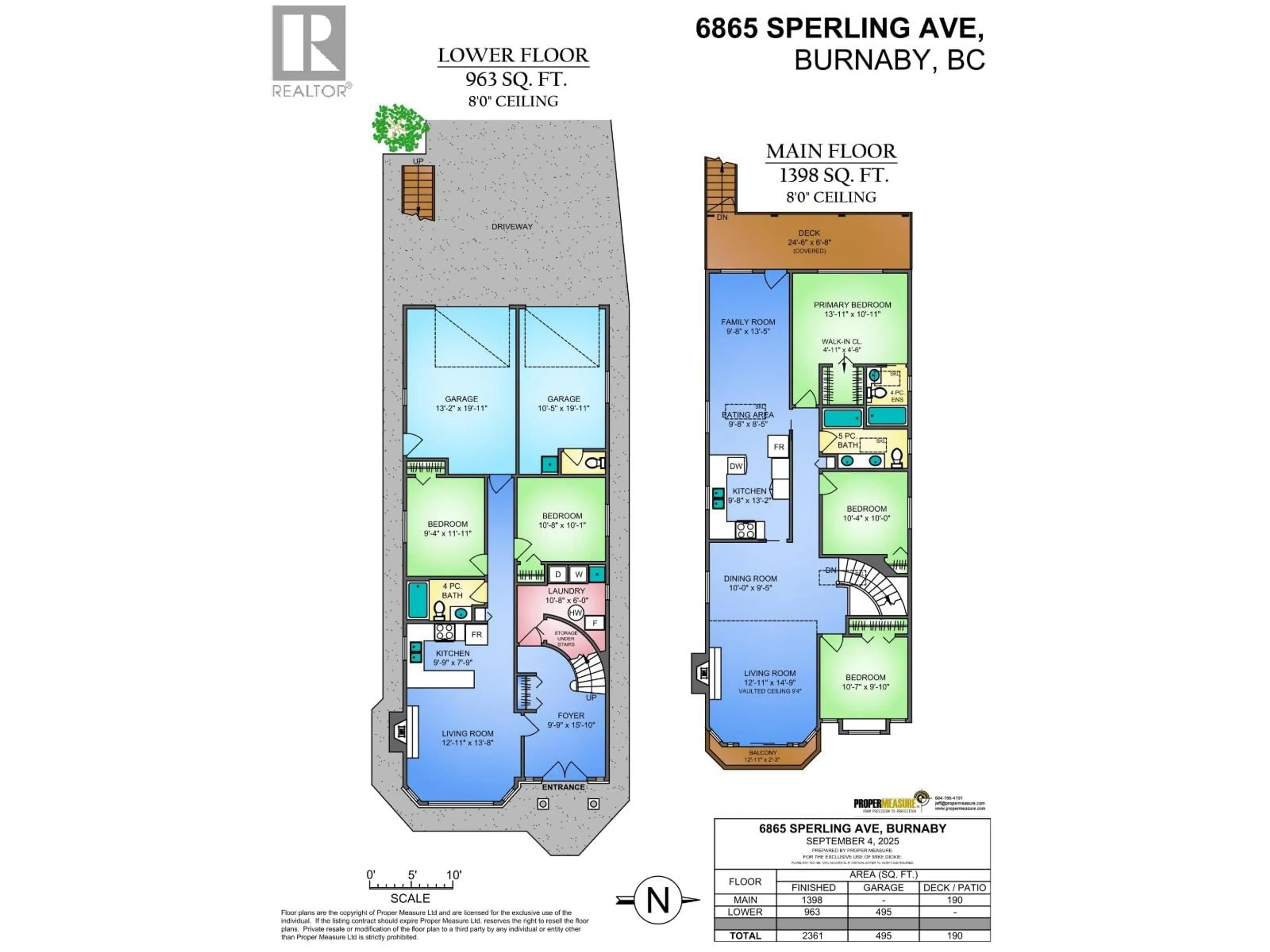 Floor plan for 6865 SPERLING AVENUE, Burnaby British Columbia V5E2V8