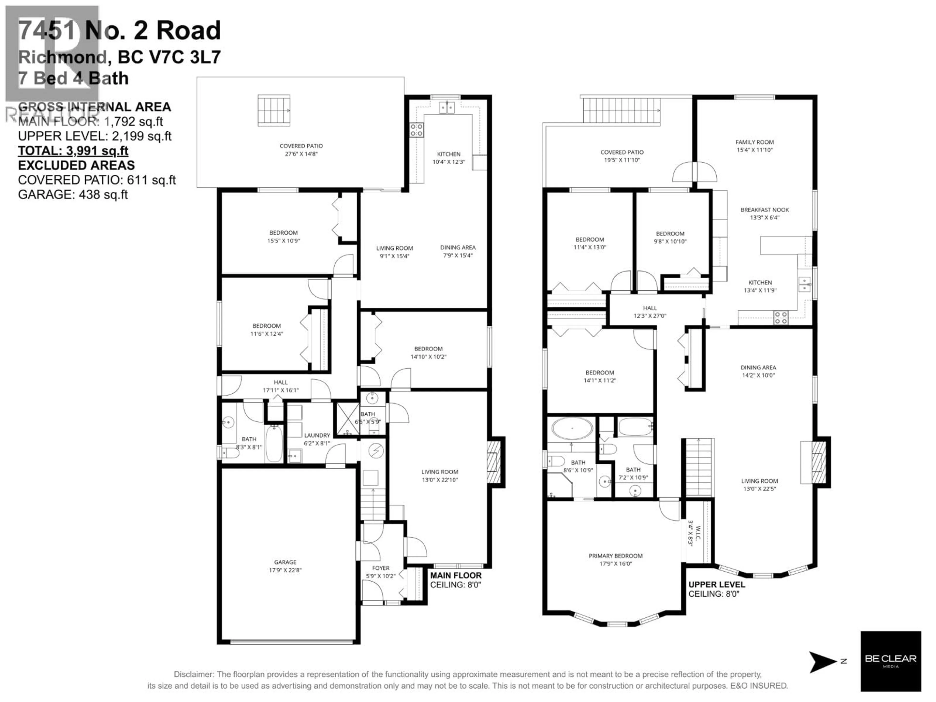 Floor plan for 7451 NO. 2 ROAD, Richmond British Columbia V7C3L7