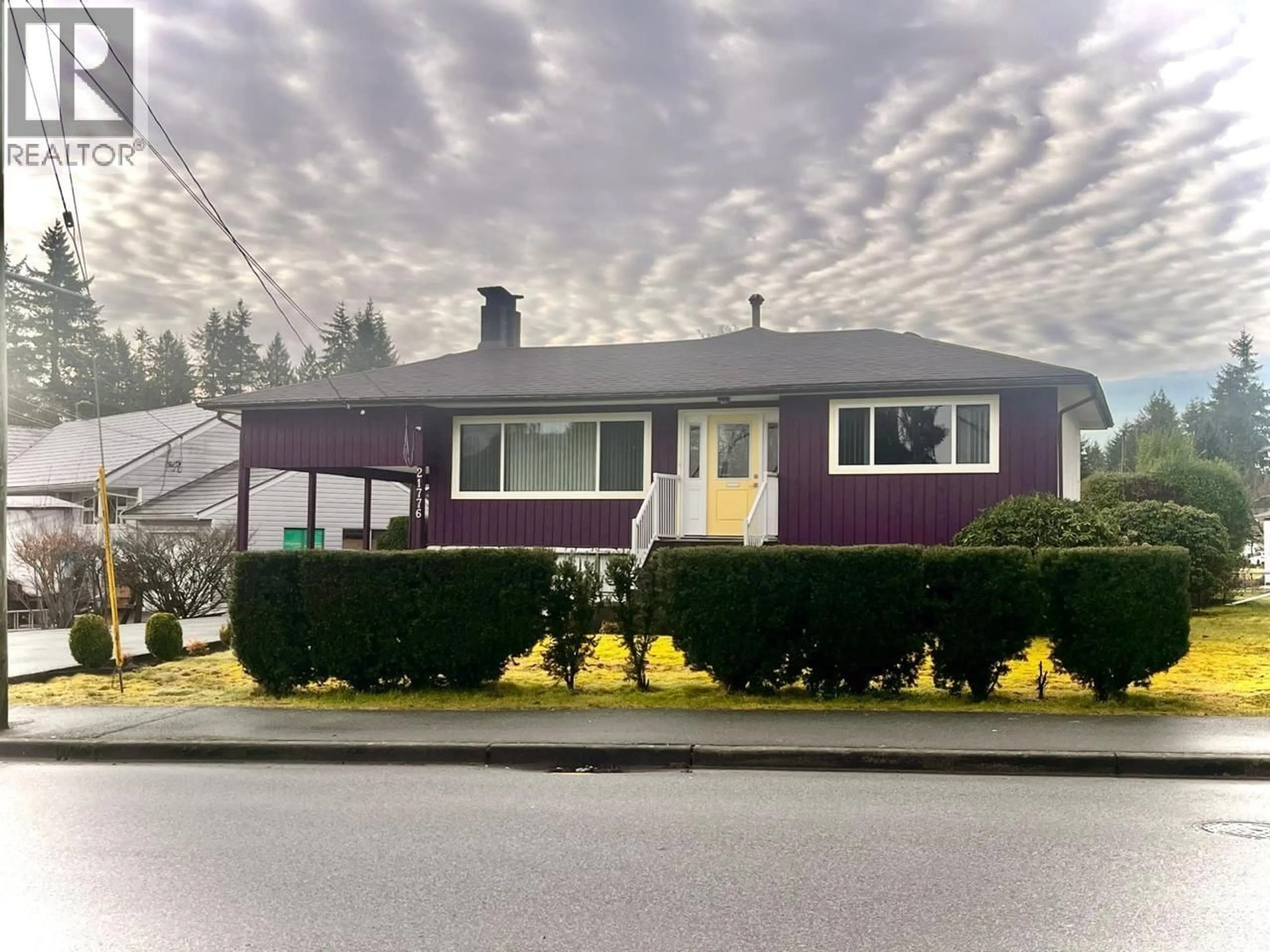 Home with vinyl exterior material, street for 21776 MOUNTAINVIEW CRESCENT, Maple Ridge British Columbia V2X3V1