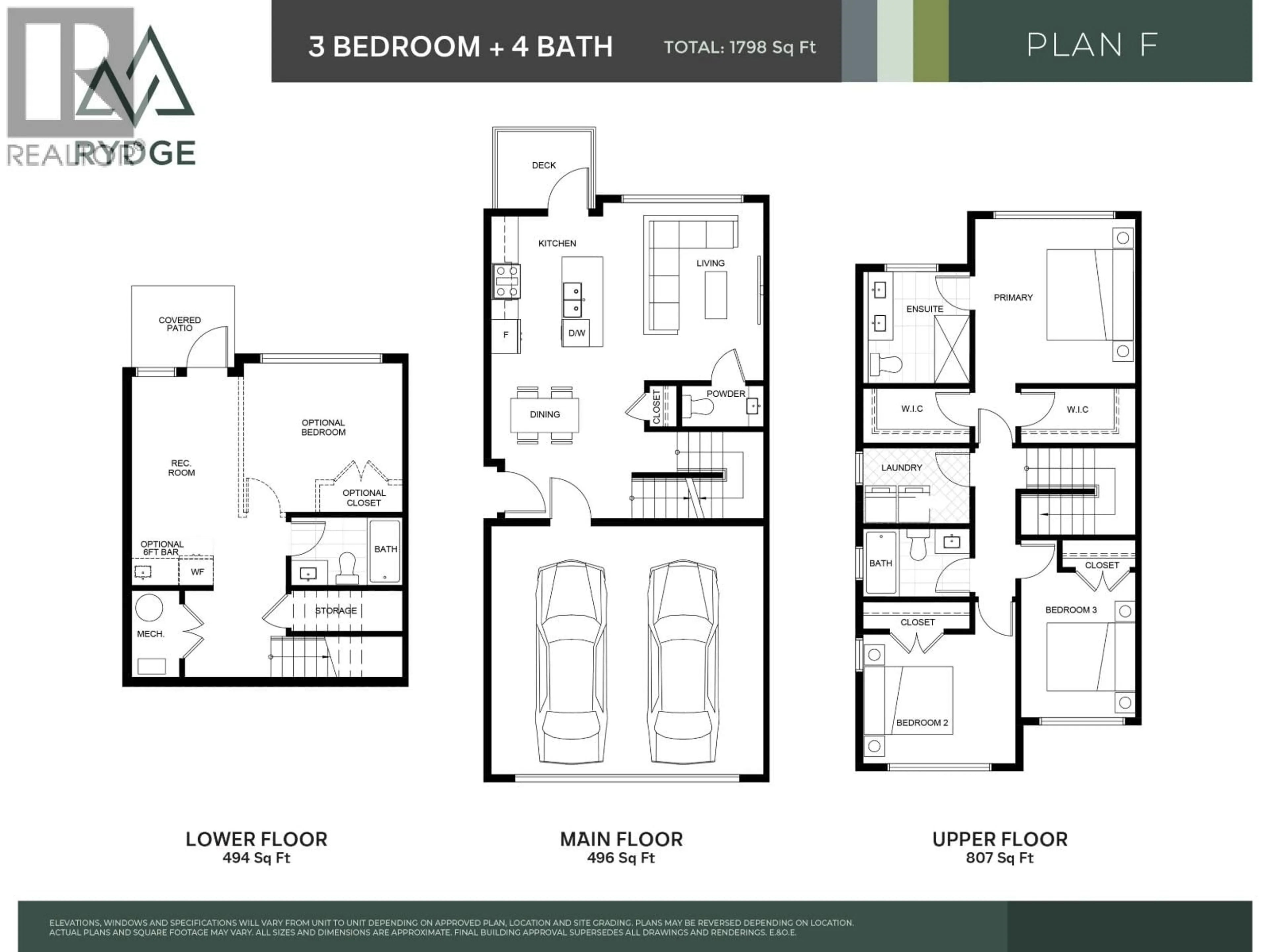 Floor plan for 38 - 10640 248 STREET, Maple Ridge British Columbia V2W0K9