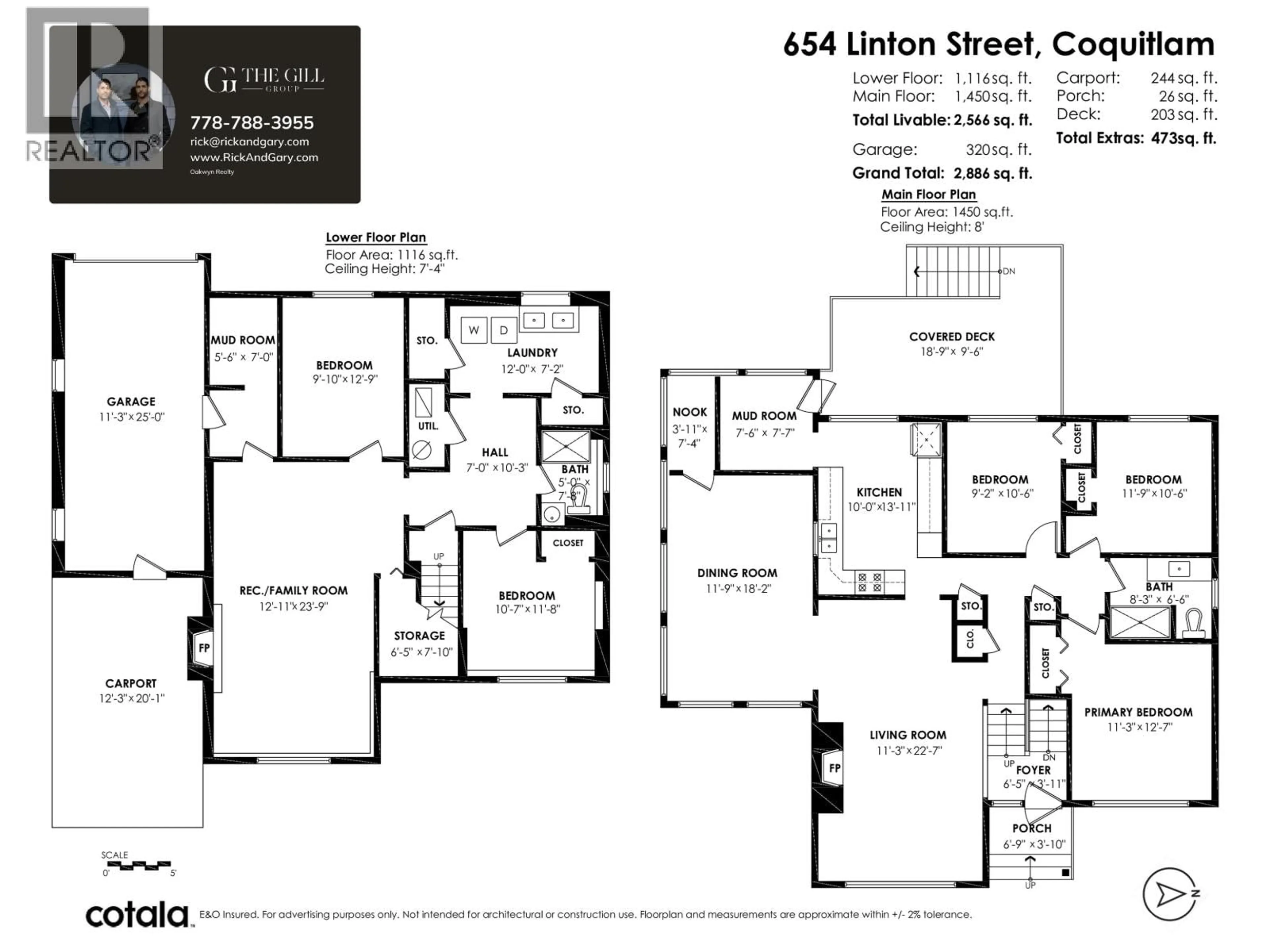 Floor plan for 654 LINTON STREET, Coquitlam British Columbia V3J6J9