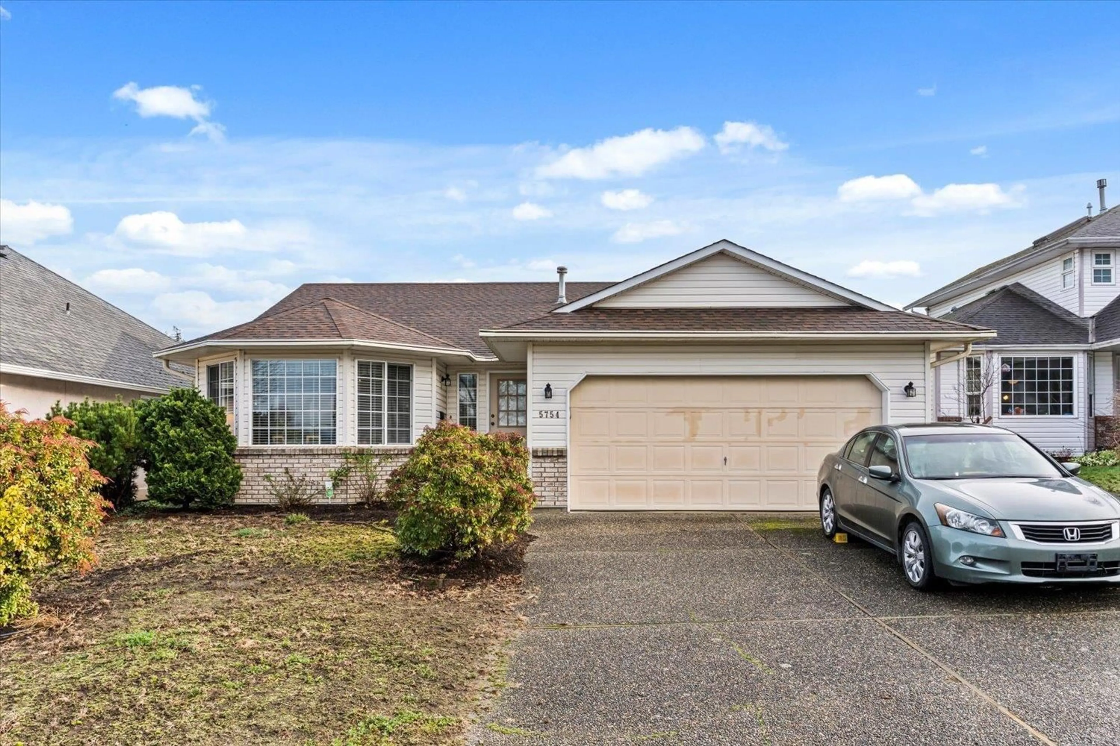 Home with vinyl exterior material, street for 5754 TYSON ROAD, Chilliwack British Columbia V2R3R6