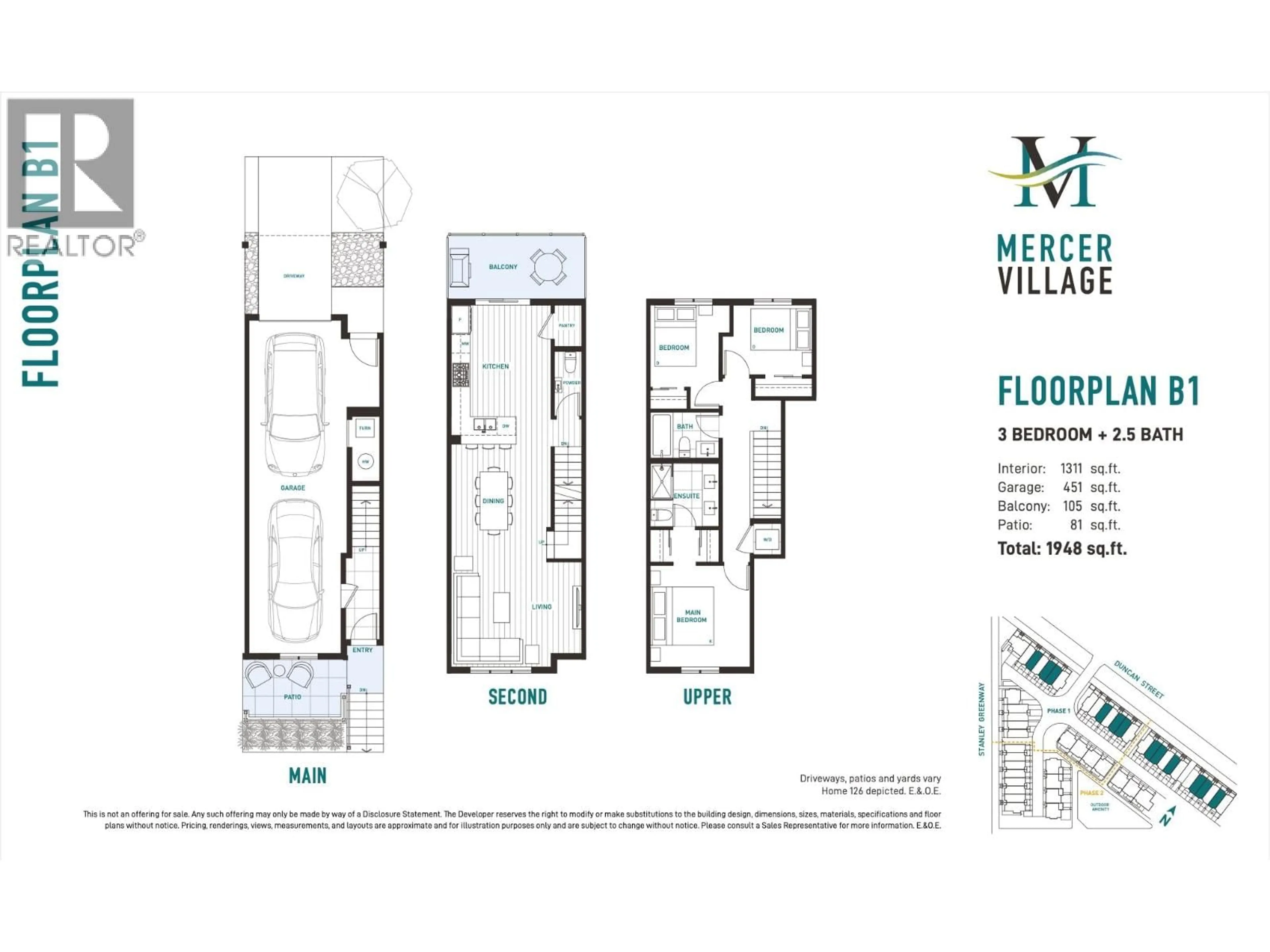 Floor plan for 144 - 388 DUNCAN STREET, New Westminster British Columbia V3M0P9