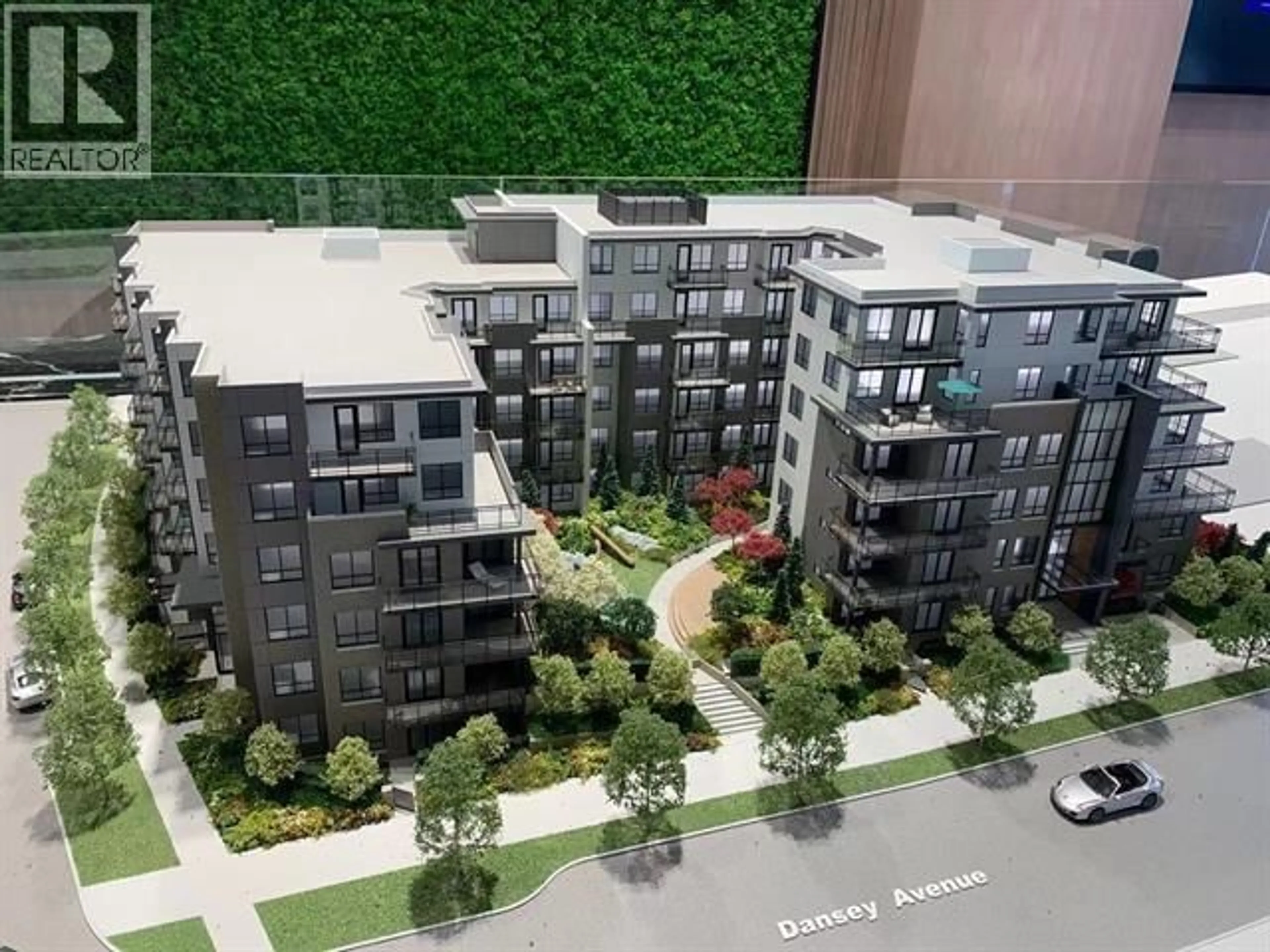 A pic from outside/outdoor area/front of a property/back of a property/a pic from drone, city buildings view from balcony for 704 - 599 DANSEY AVENUE, Coquitlam British Columbia V3K3E9