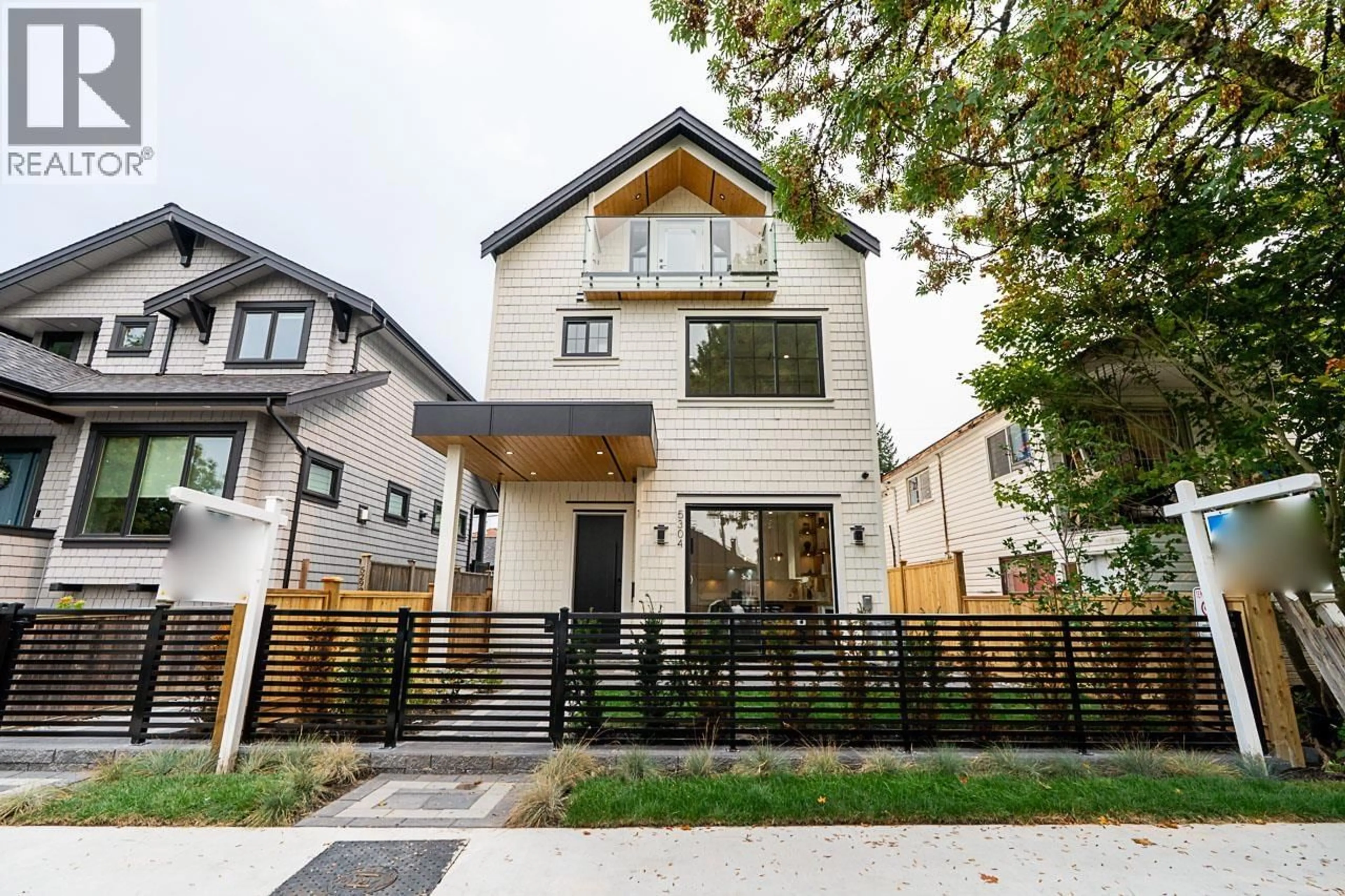 Home with brick exterior material, street for 1 - 5304 ELGIN STREET, Vancouver British Columbia V5W3J8