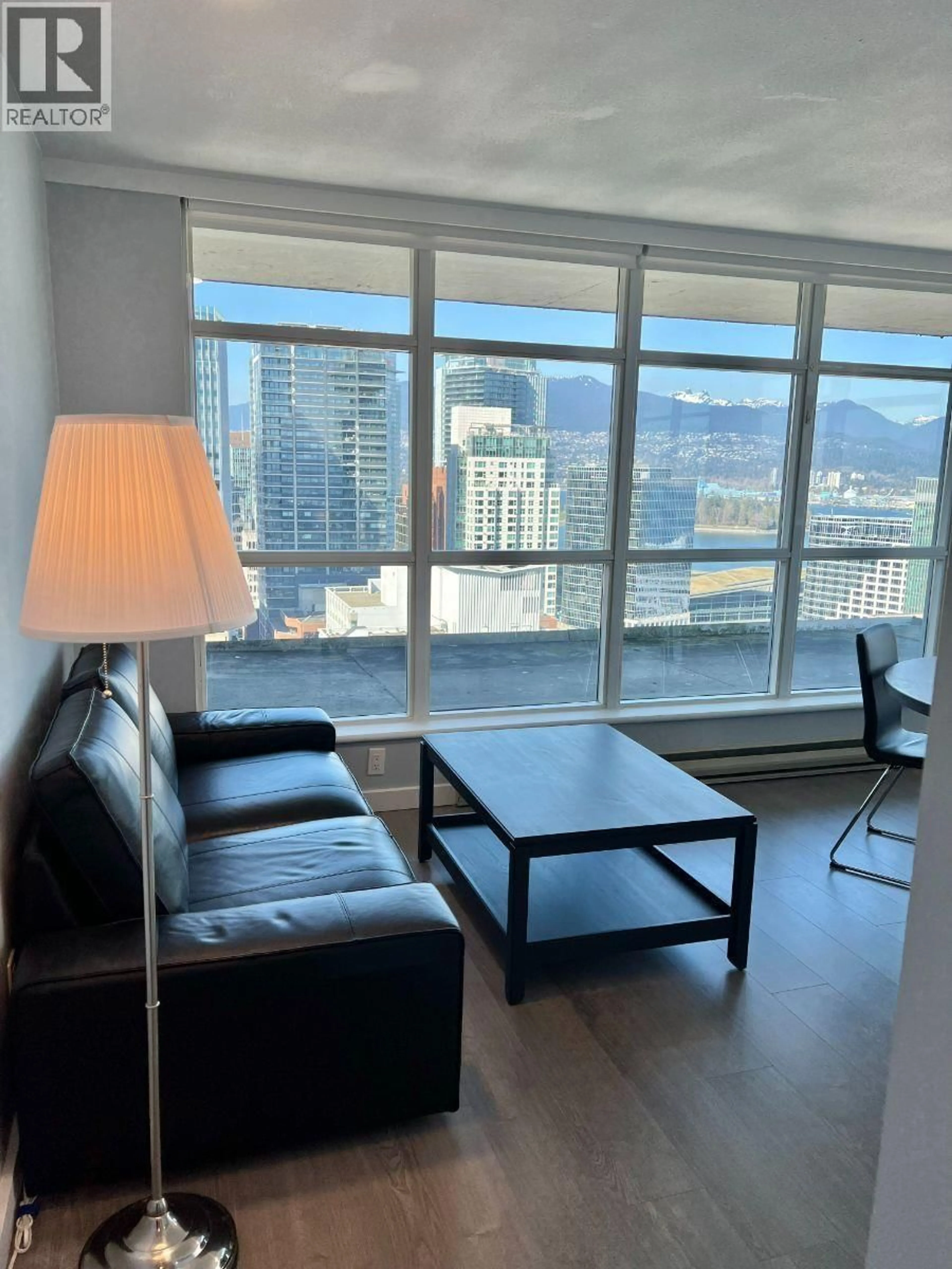 Living room with furniture, wood/laminate floor for 3003 - 438 SEYMOUR STREET, Vancouver British Columbia V6B6H4