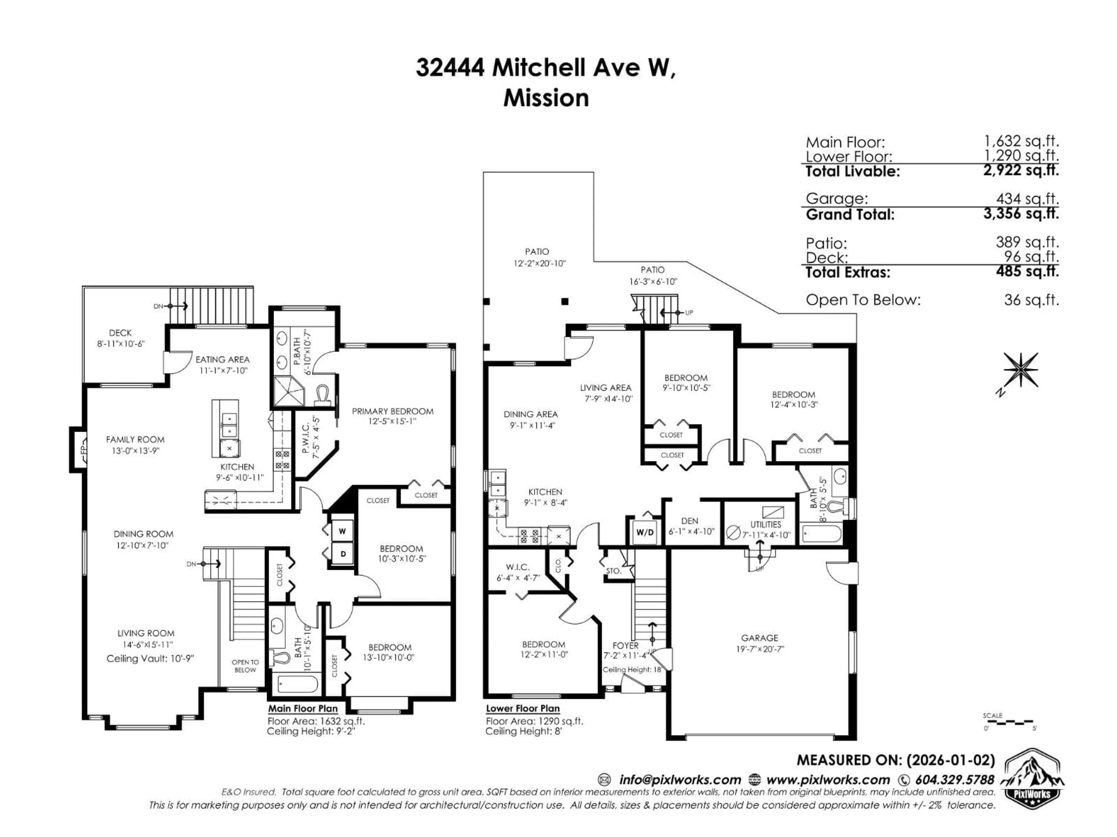 Floor plan for 32444 MITCHELL AVENUE, Mission British Columbia V4S0B2