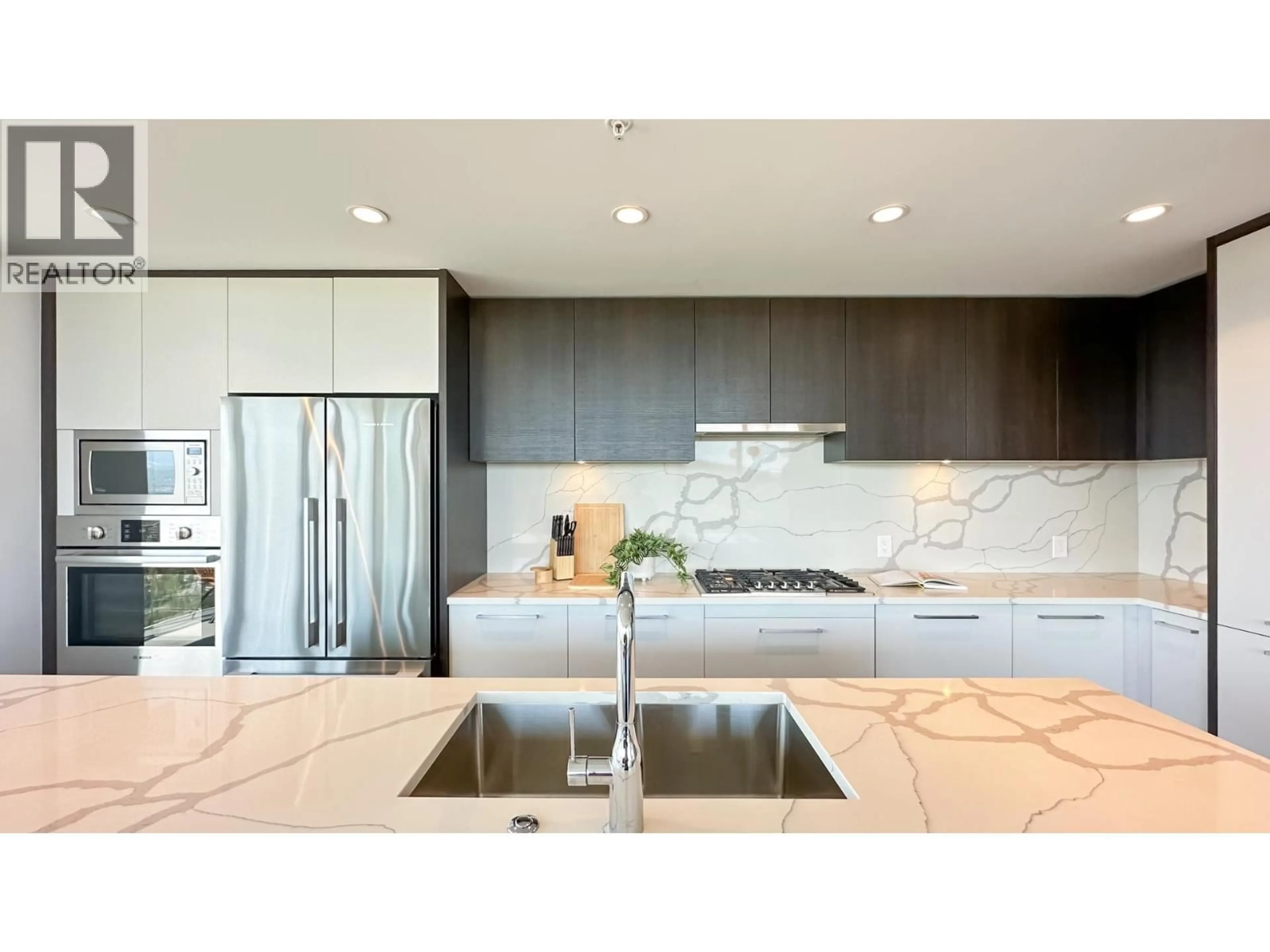 Contemporary kitchen, ceramic/tile floor for 4702 - 567 CLARKE ROAD, Coquitlam British Columbia V3J0K7