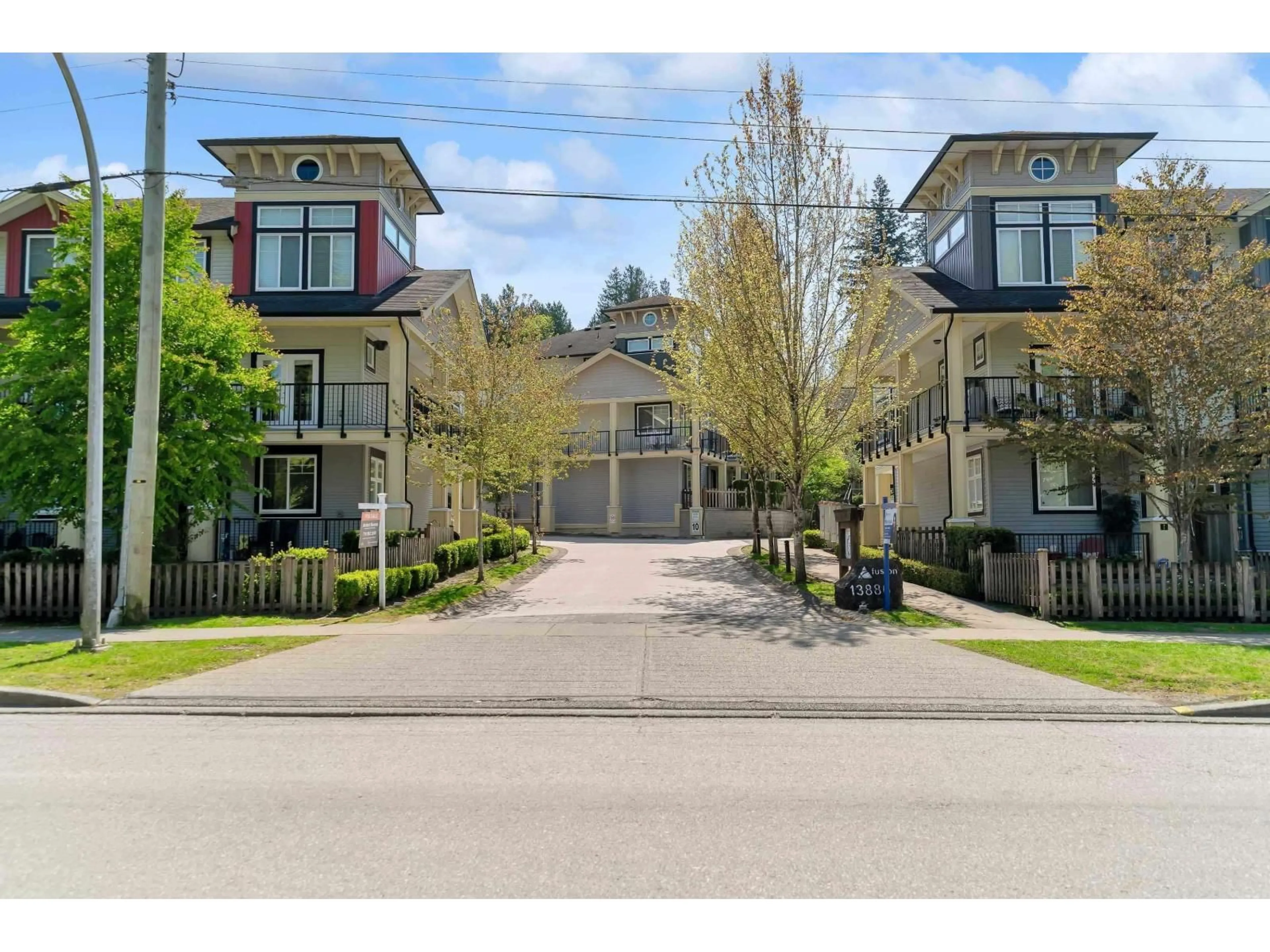A pic from outside/outdoor area/front of a property/back of a property/a pic from drone, street for 20 - 13886 62 AVENUE, Surrey British Columbia V3X0G2