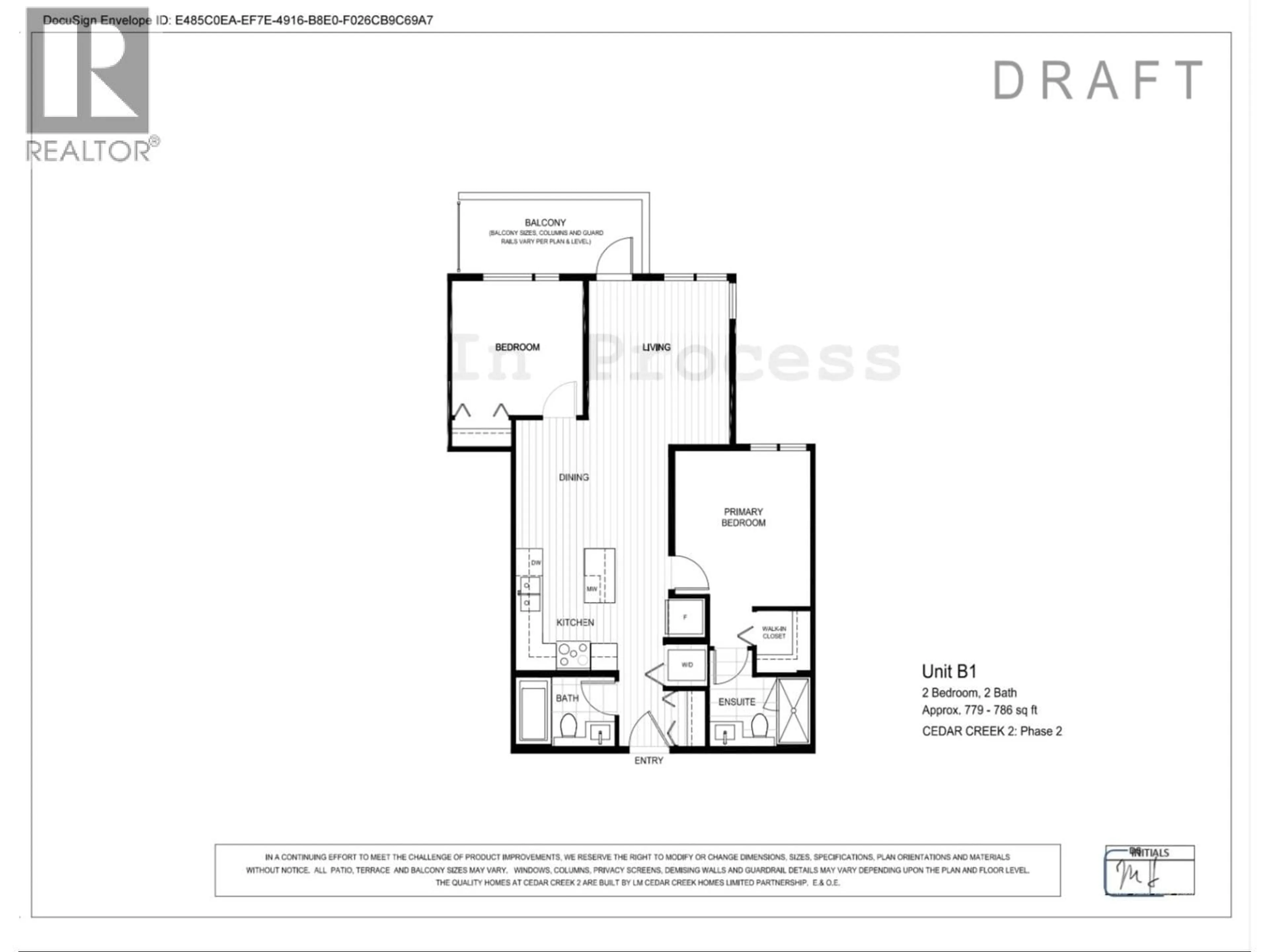 Floor plan for 614 - 7599 15TH STREET, Burnaby British Columbia V3N0H9