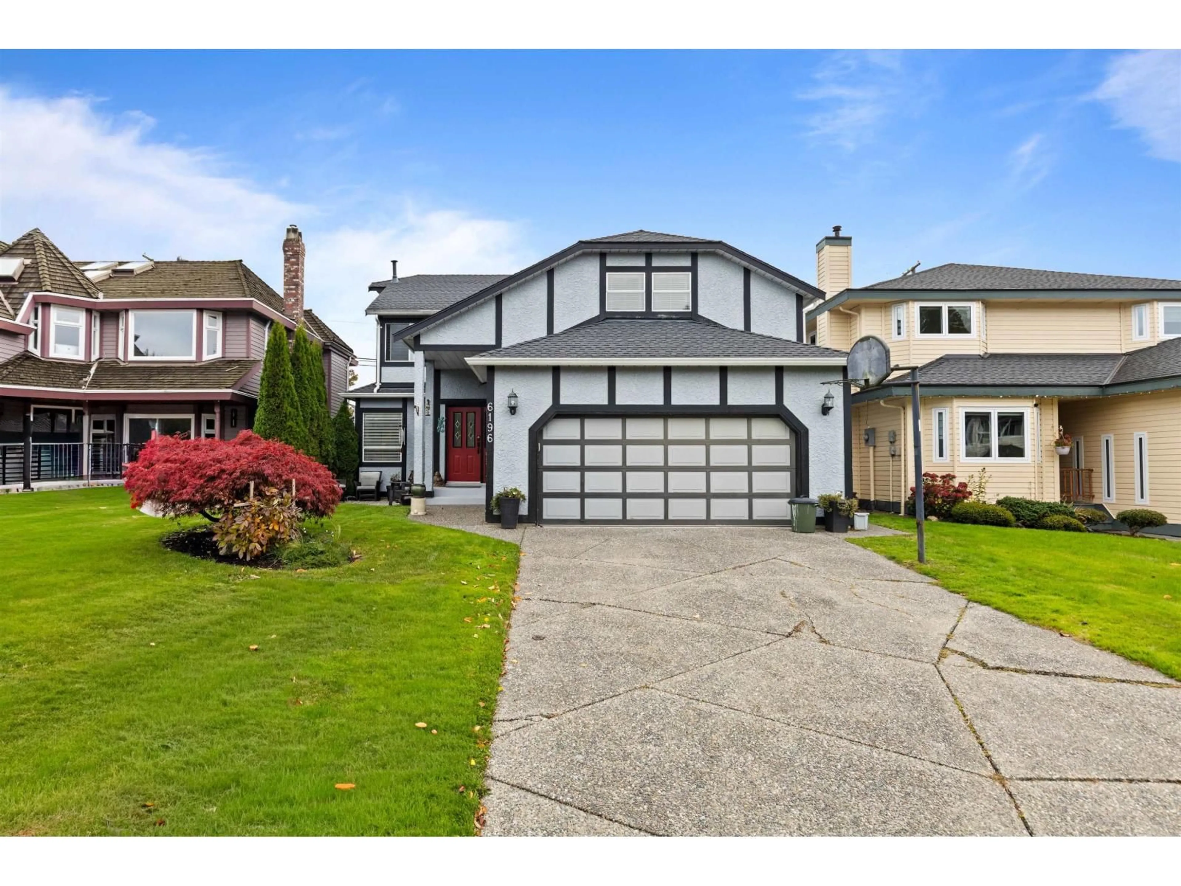 Home with vinyl exterior material, street for 6196 COTTONWOOD STREET, Delta British Columbia V4E3K5