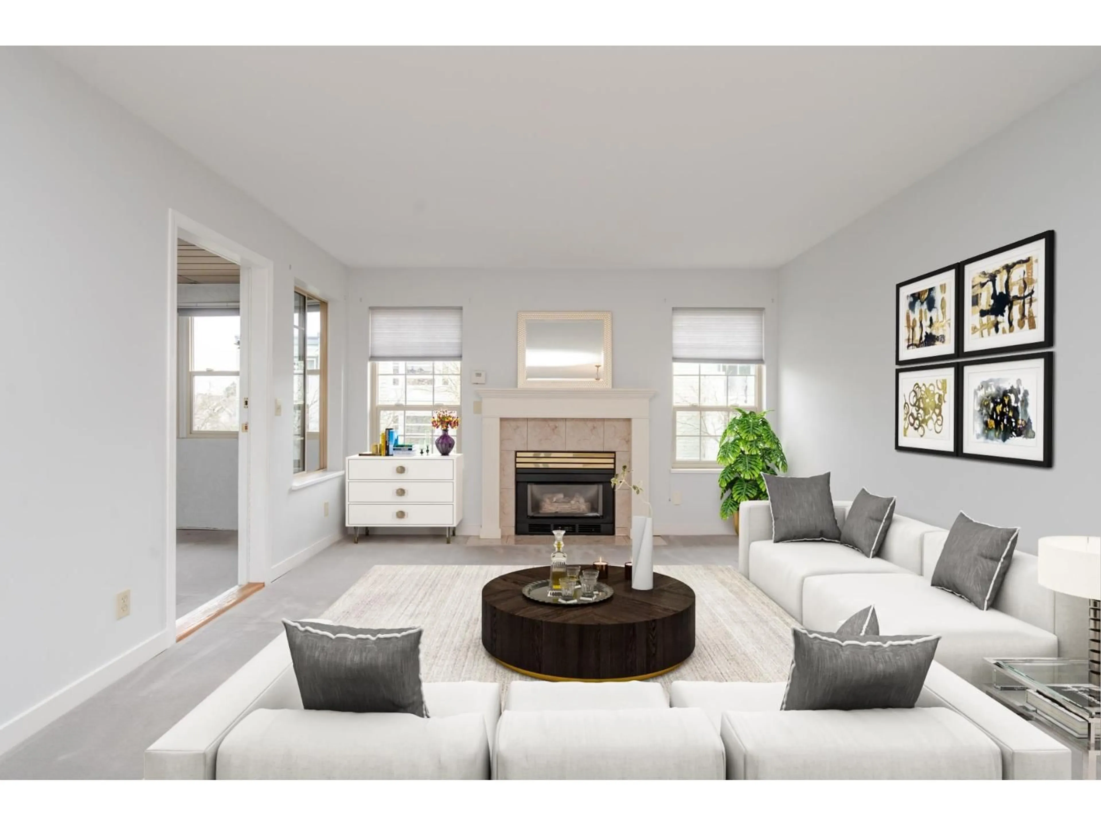 Living room with furniture, unknown for 304 - 1488 MERKLIN STREET, White Rock British Columbia V4B4C3