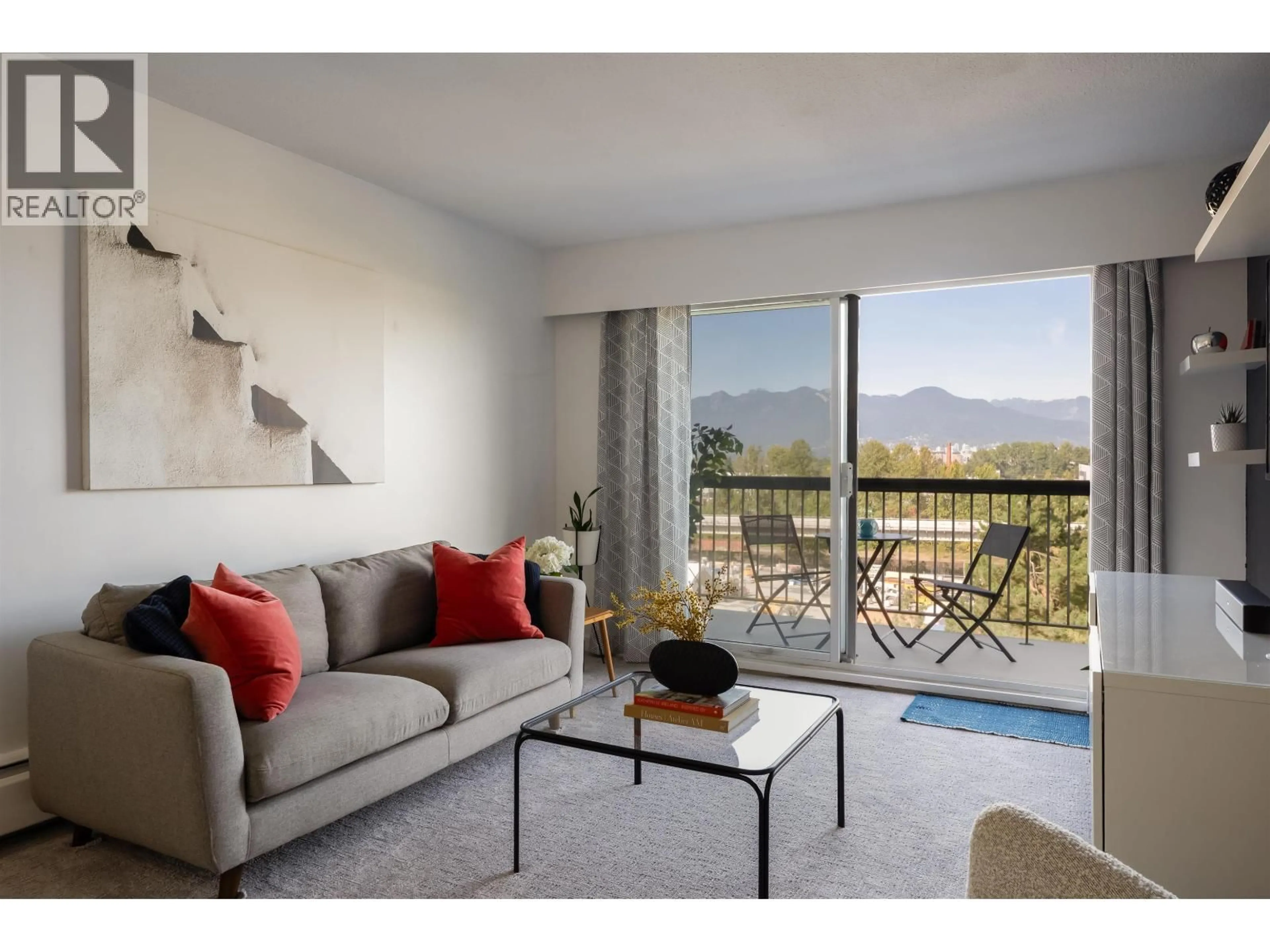 Living room with furniture, unknown for 808 - 756 GREAT NORTHERN WAY, Vancouver British Columbia V5T1E4