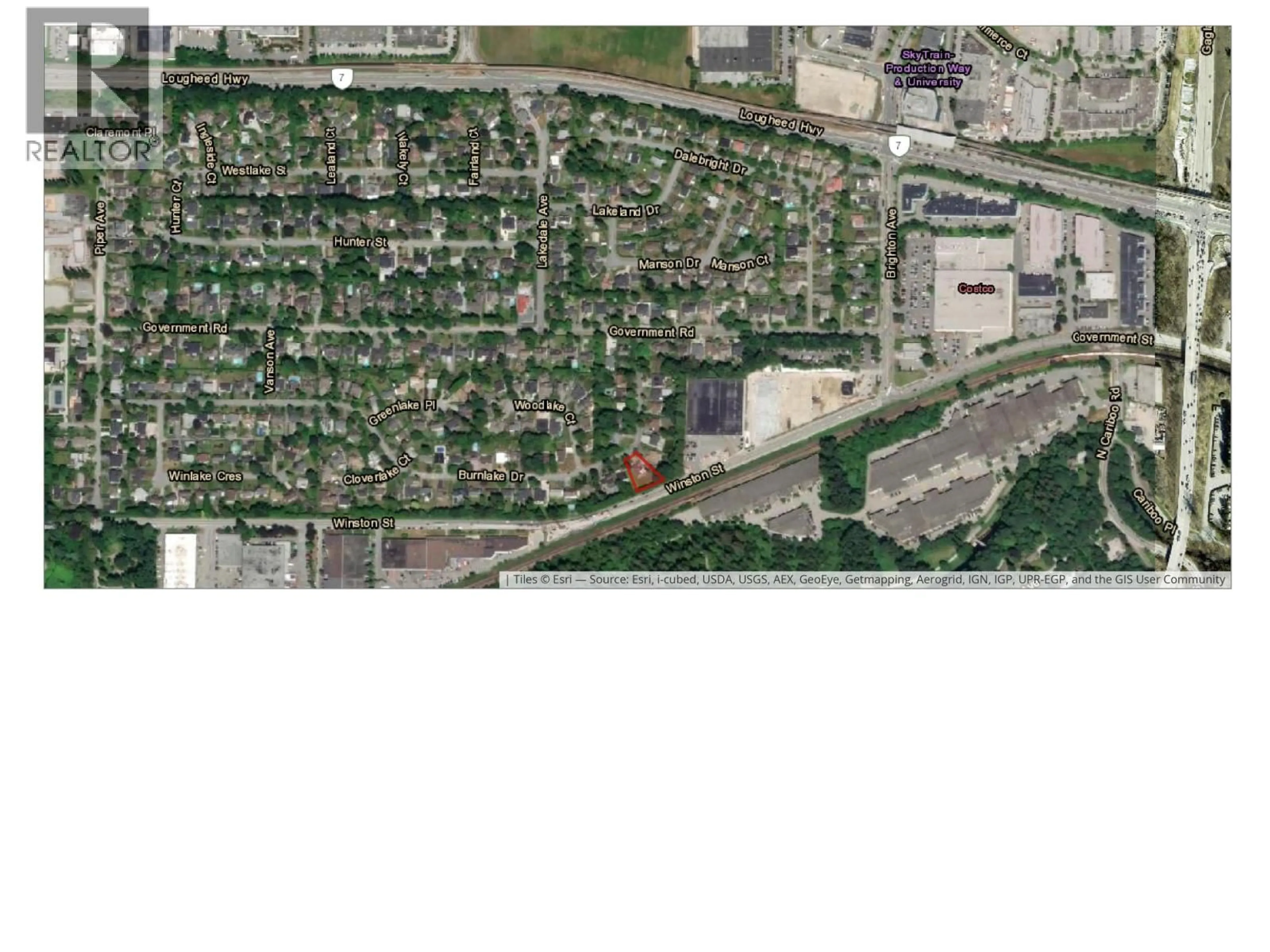 Picture of a map for 8246 BURNLAKE DRIVE, Burnaby British Columbia V5A3K9