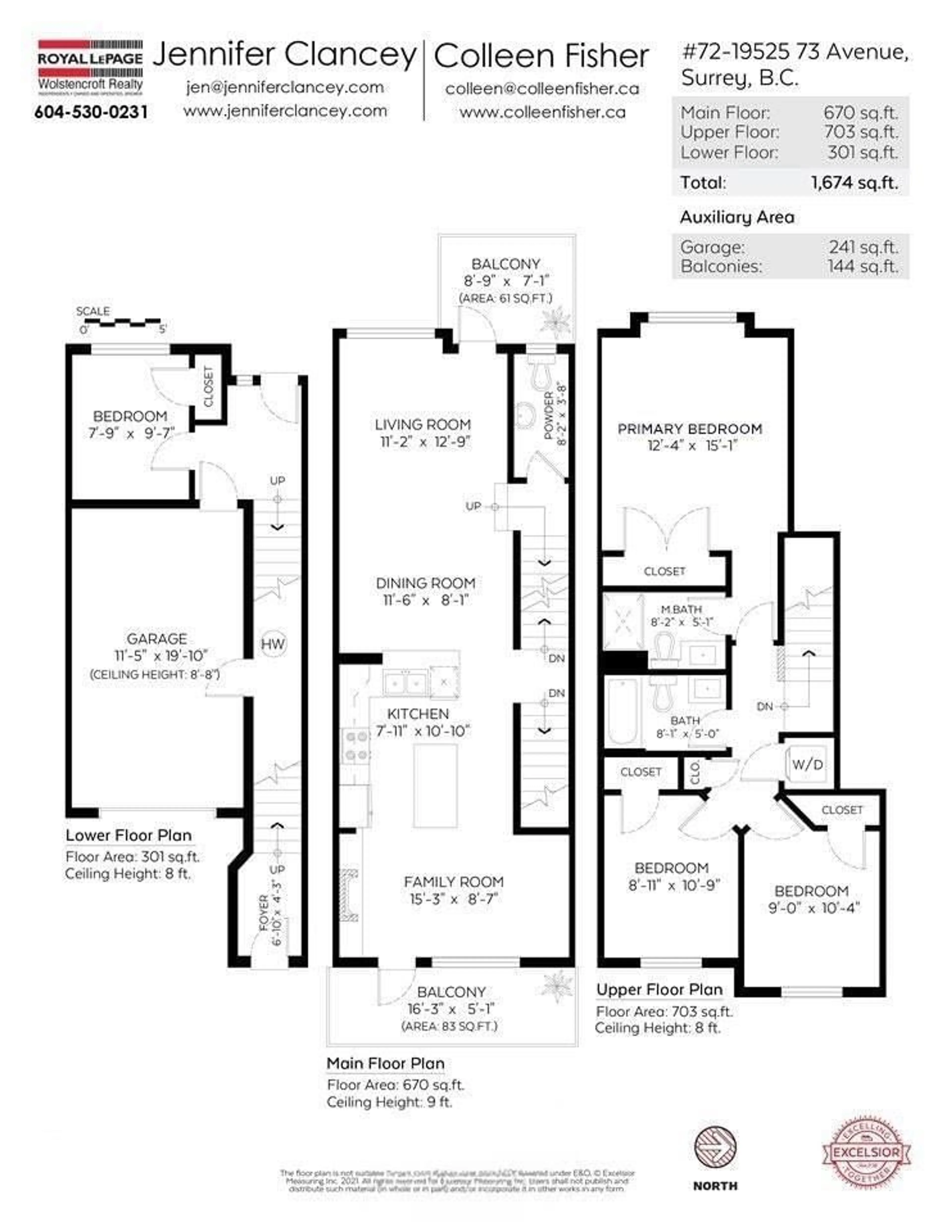 Floor plan for 72 - 19525 73 AVENUE, Surrey British Columbia V4N6L7
