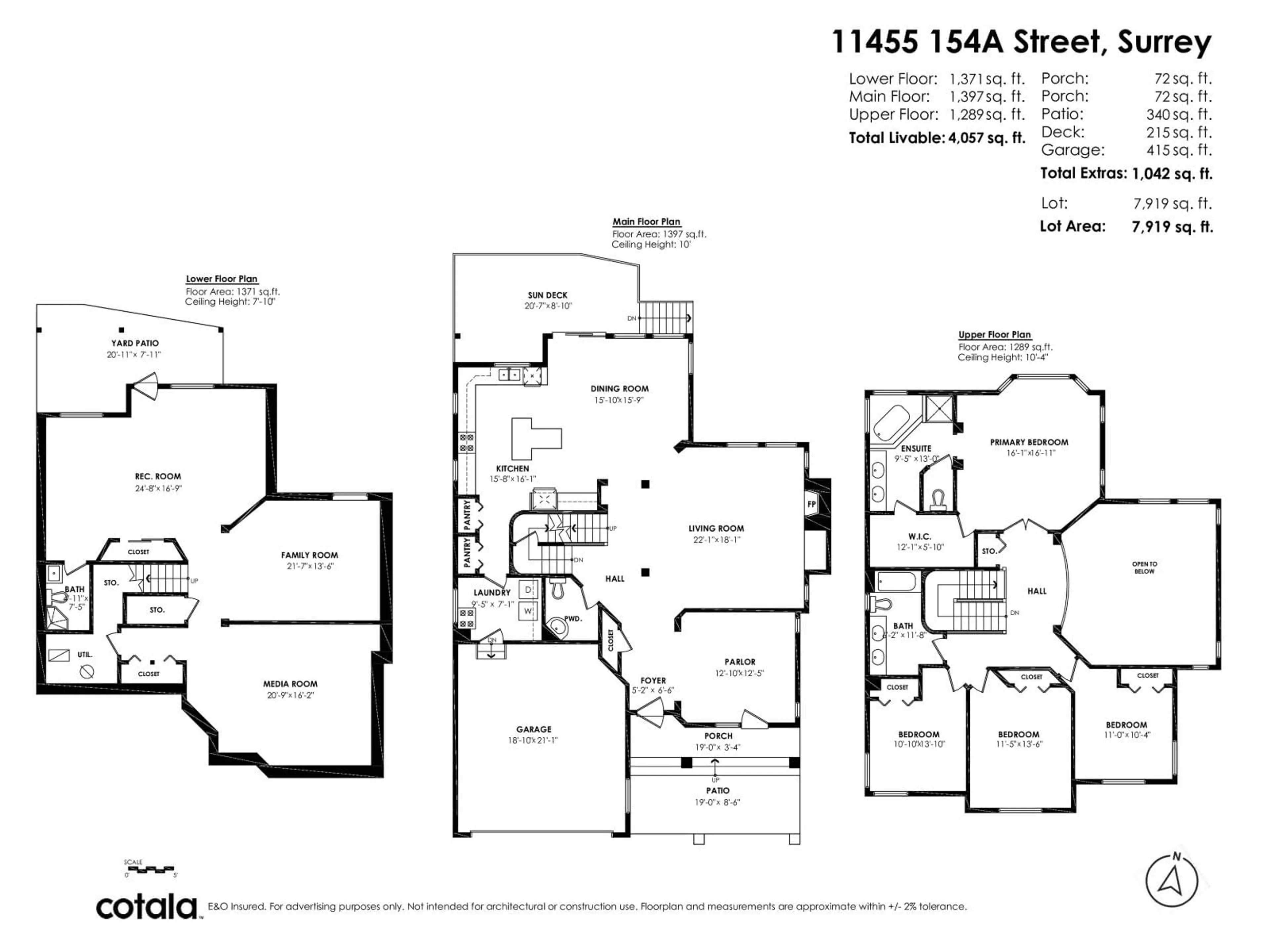 Floor plan for 11455 154A STREET, Surrey British Columbia V3R2V7