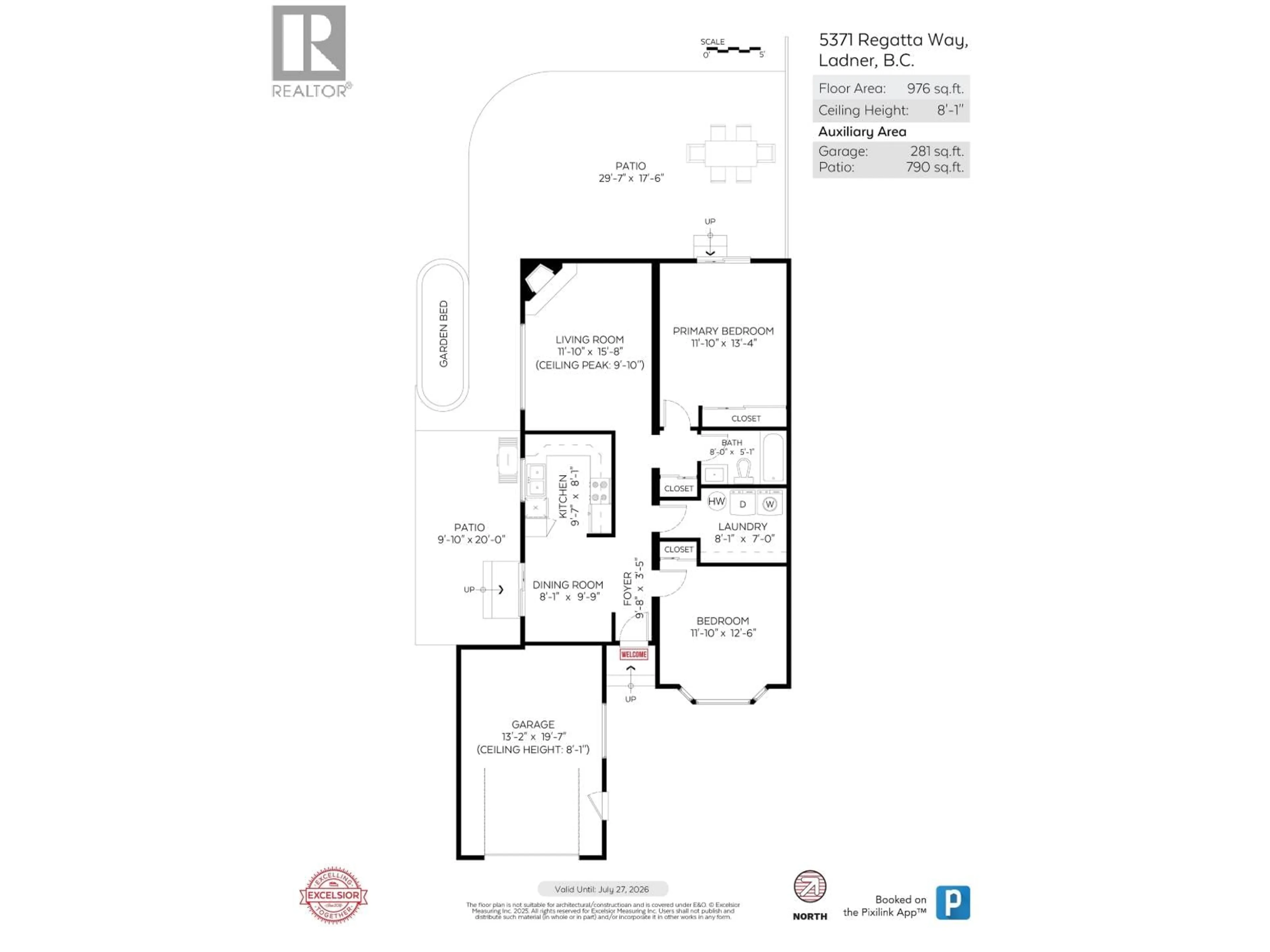 Floor plan for 5371 REGATTA WAY, Delta British Columbia V4K4R9