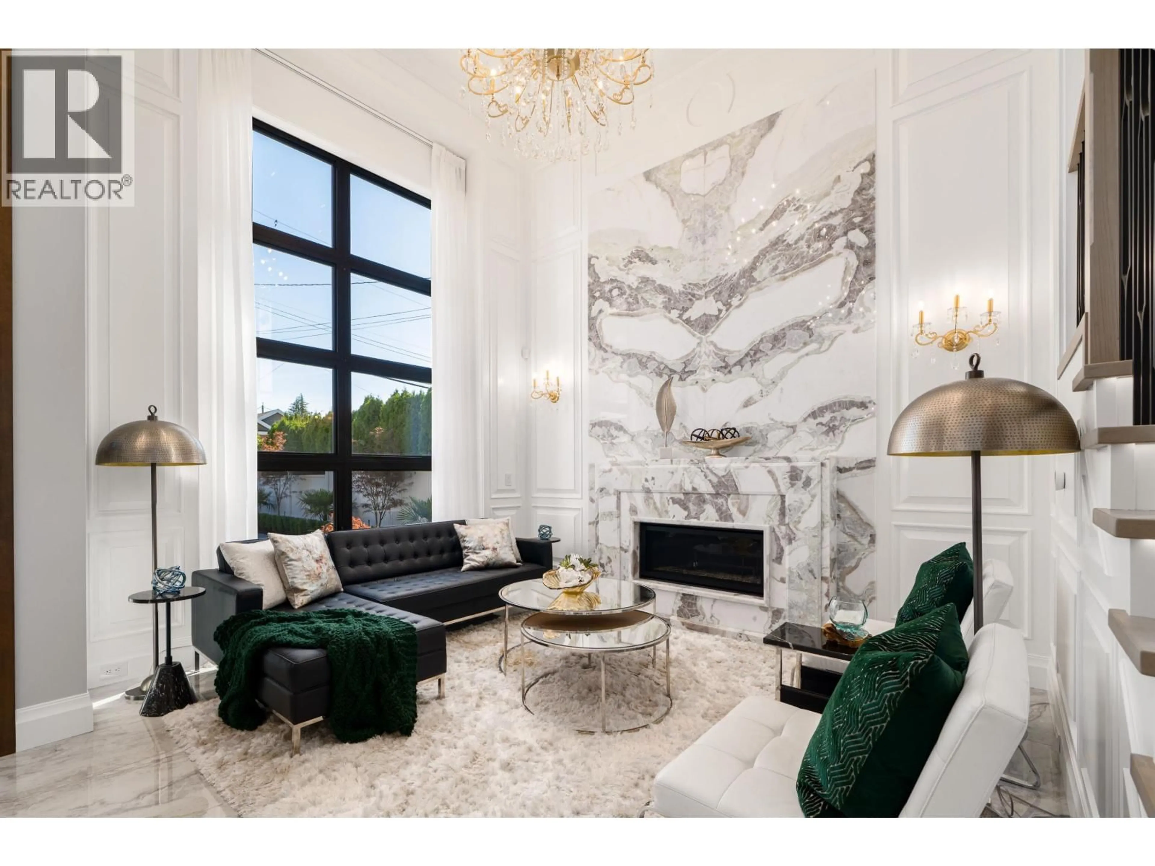 Living room with furniture, ceramic/tile floor for 6191 UDY ROAD, Richmond British Columbia V7C2X8