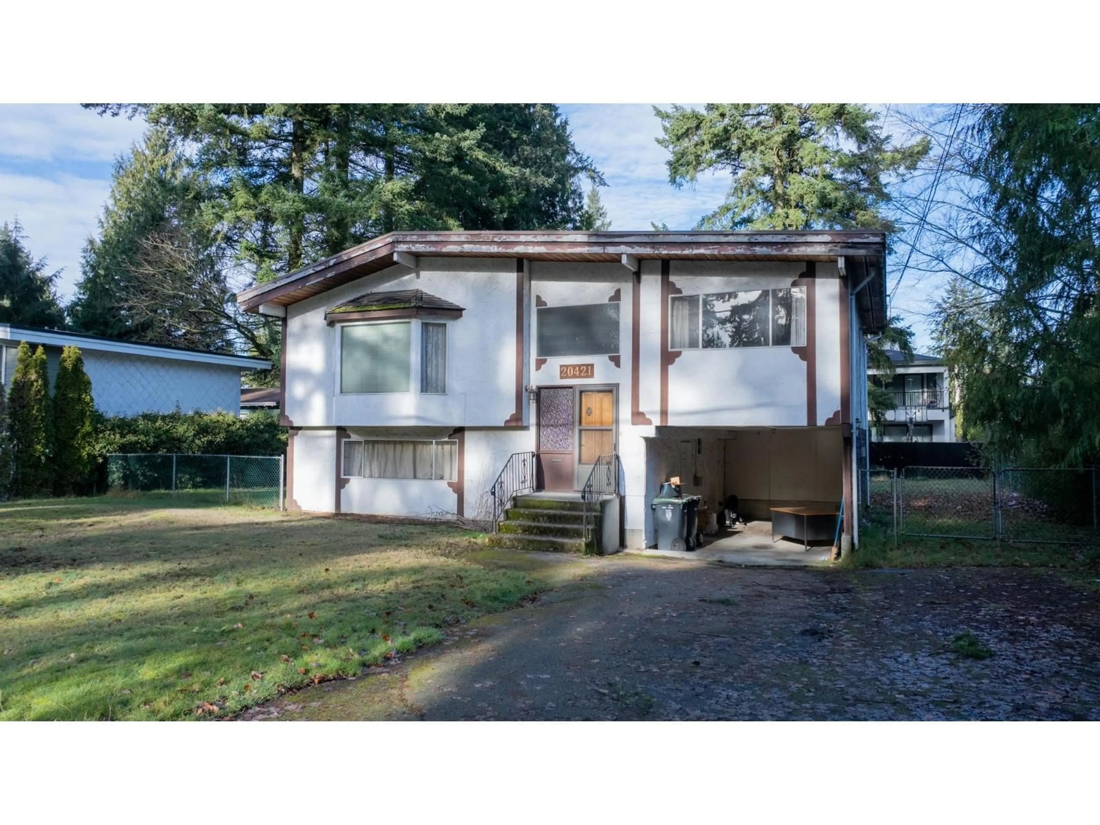 Home with vinyl exterior material, street for 20421 42 AVENUE, Langley British Columbia V3A3A8