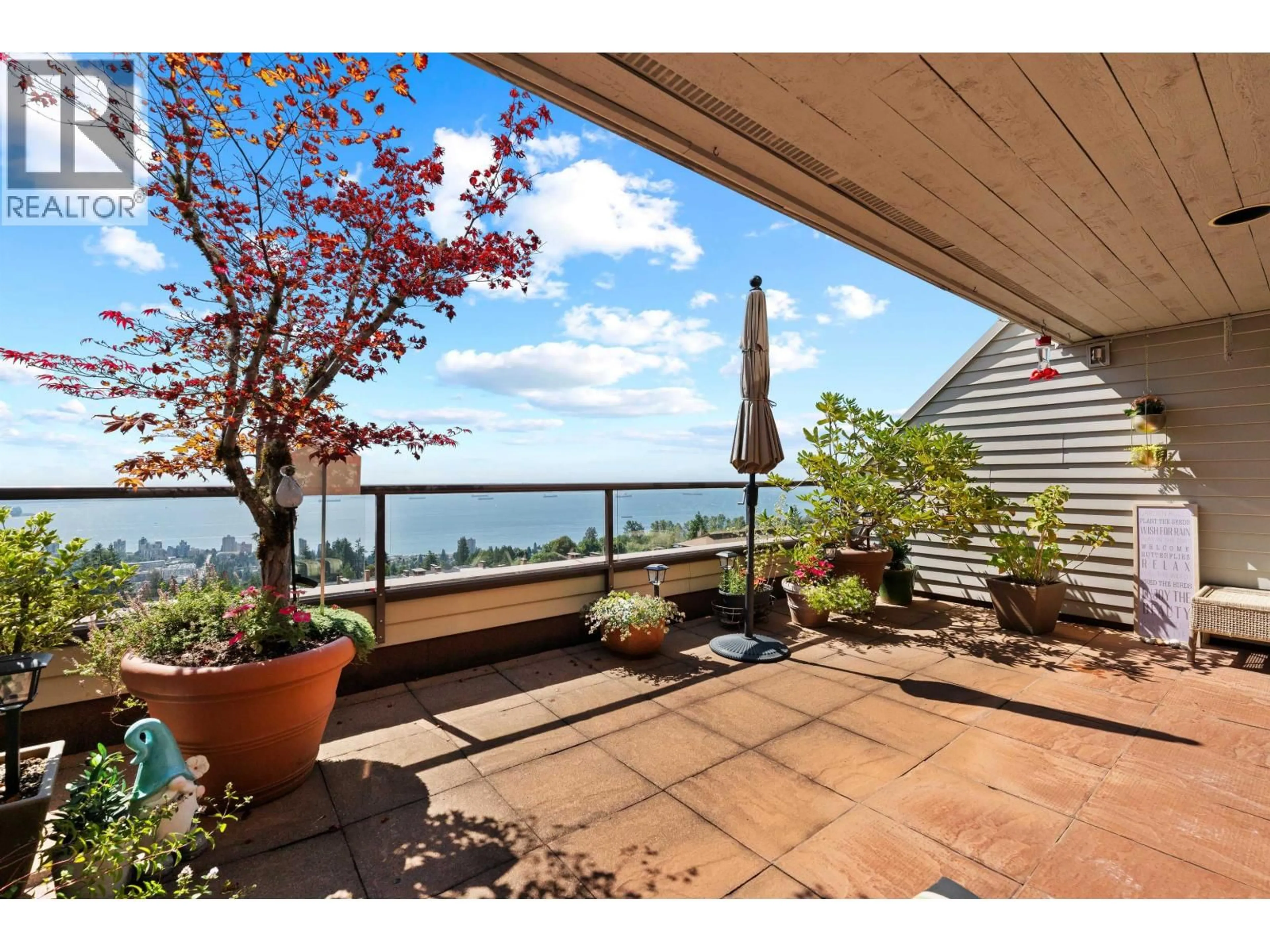 Patio, water/lake/river/ocean view for 48 - 2250 FOLKESTONE WAY, West Vancouver British Columbia V7S2X7