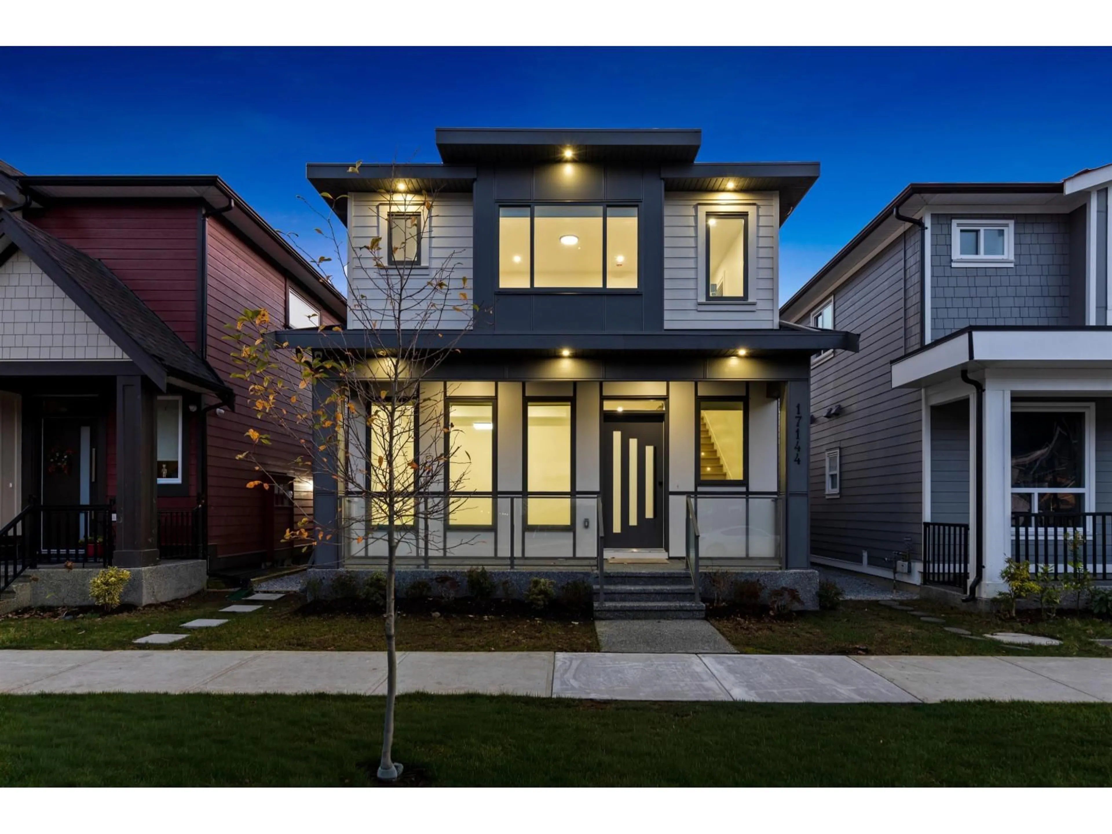 Home with brick exterior material, street for 17144 1 AVENUE, Surrey British Columbia V3Z9R2