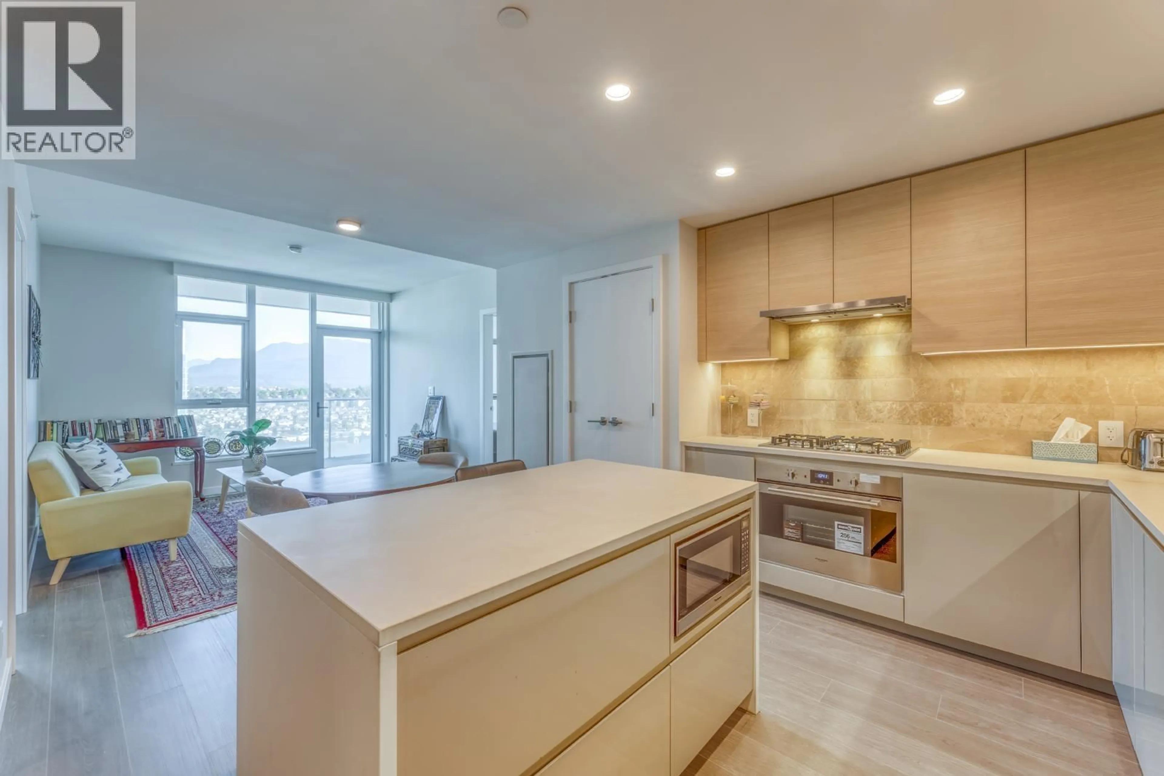 Open concept kitchen, ceramic/tile floor for 2806 - 4168 LOUGHEED HIGHWAY, Burnaby British Columbia V5C0N9