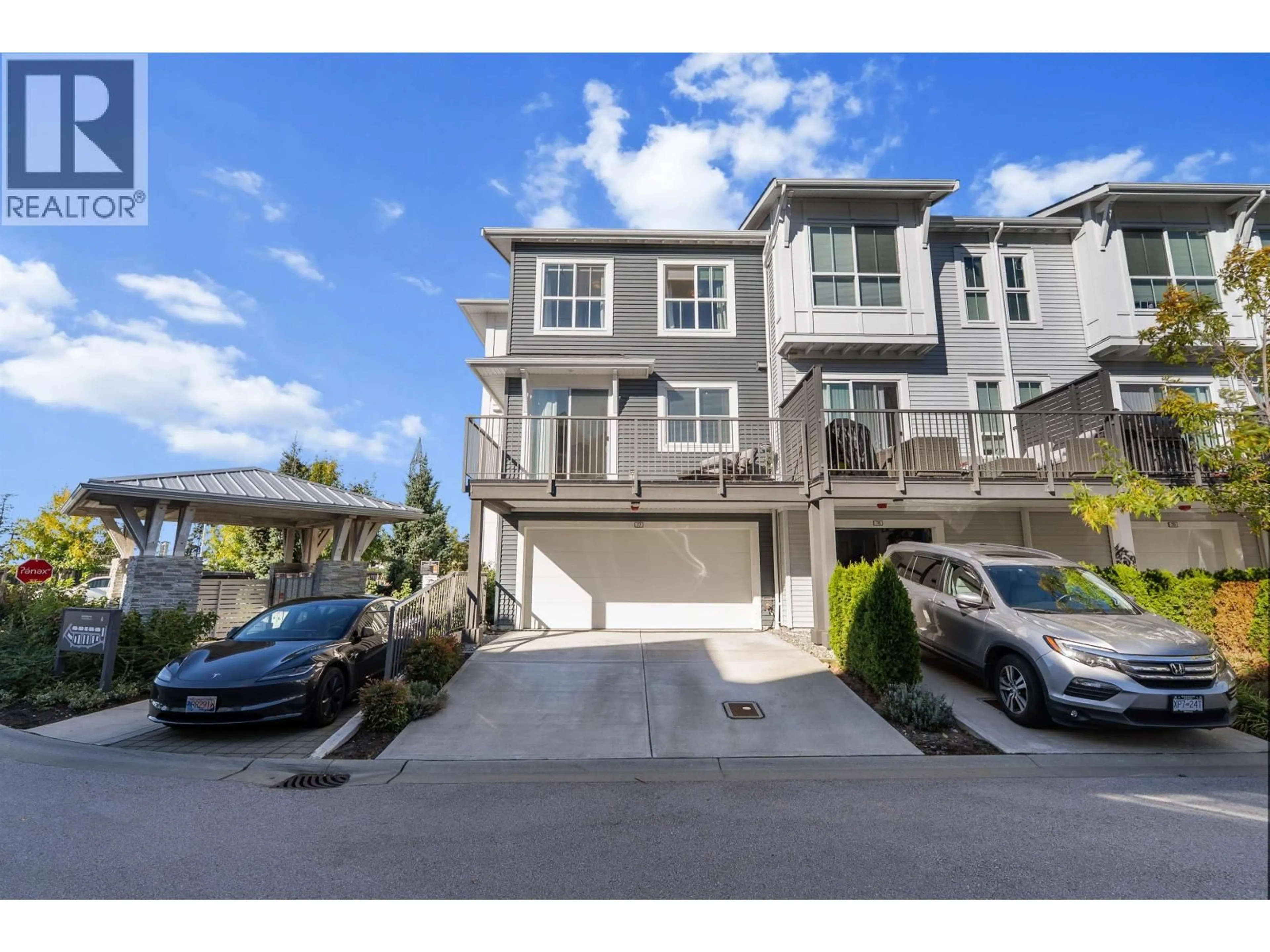 A pic from outside/outdoor area/front of a property/back of a property/a pic from drone, street for 77 - 4656 ORCA WAY, Delta British Columbia V4M0C9