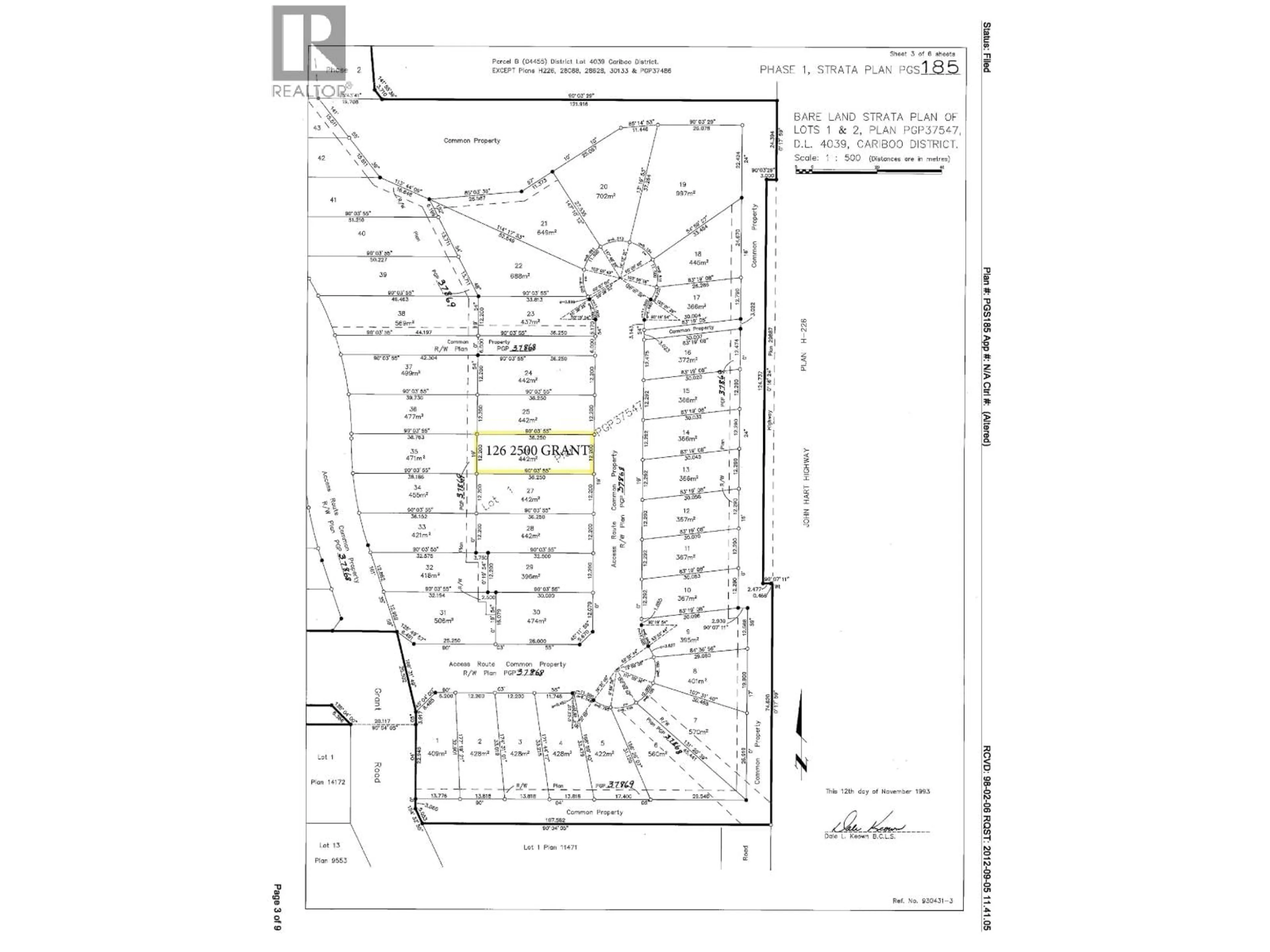 Floor plan for 126 - 2500 GRANT ROAD, Prince George British Columbia V2K4X9