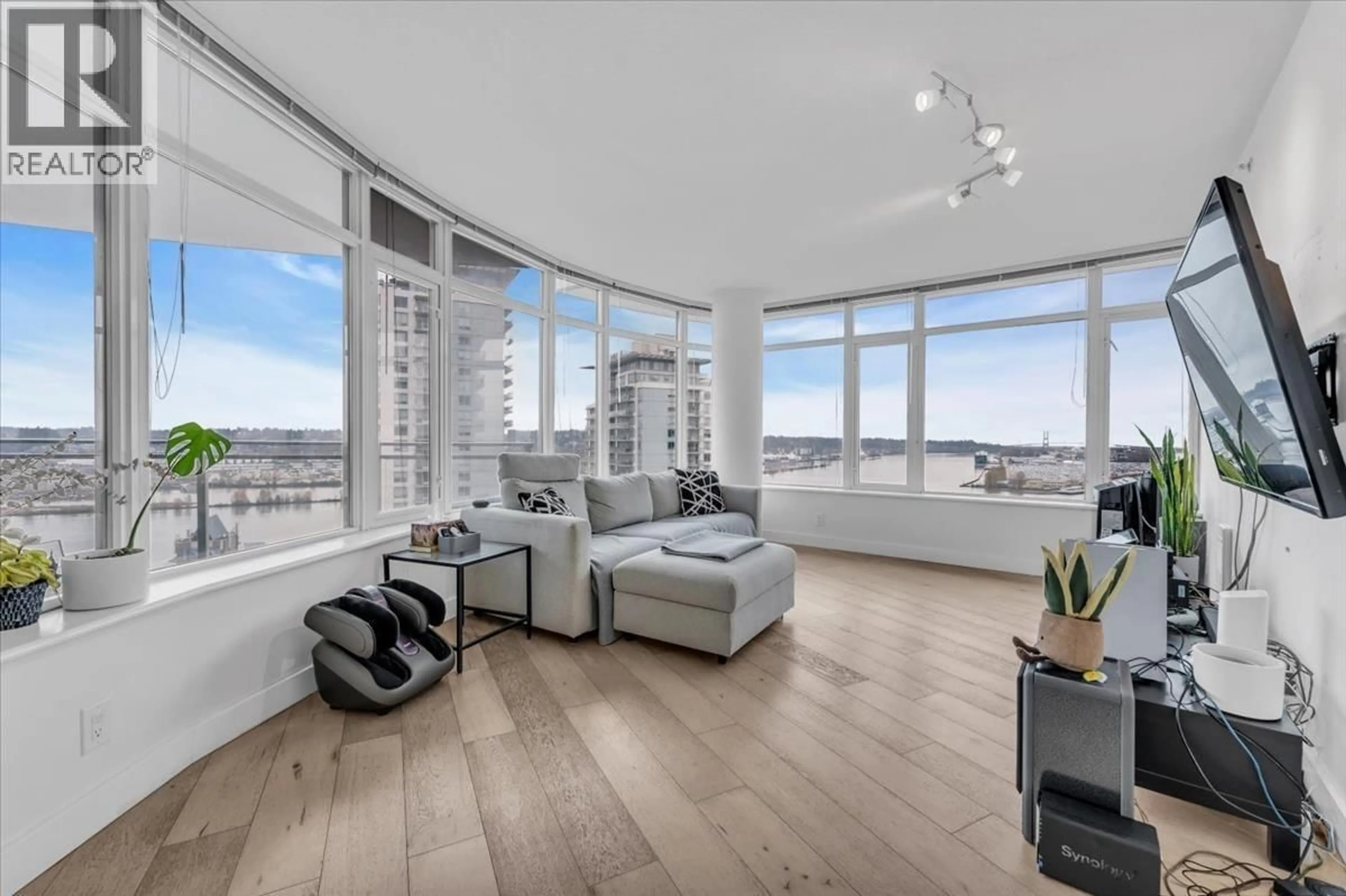 Living room with furniture, unknown for 2601 - 898 CARNARVON STREET, New Westminster British Columbia V3M0C3