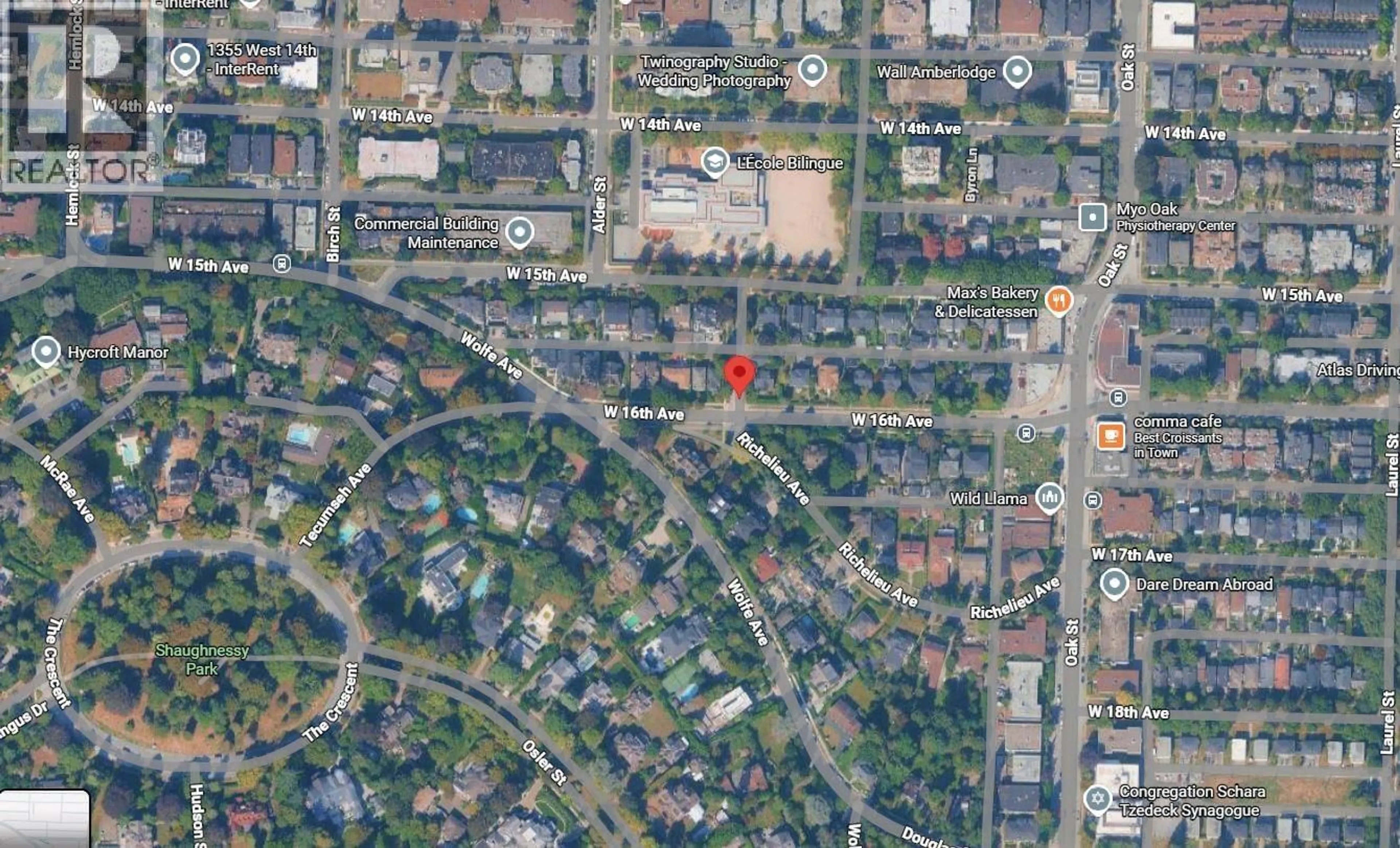 Picture of a map for 1131 16TH AVENUE, Vancouver British Columbia V6H1S7