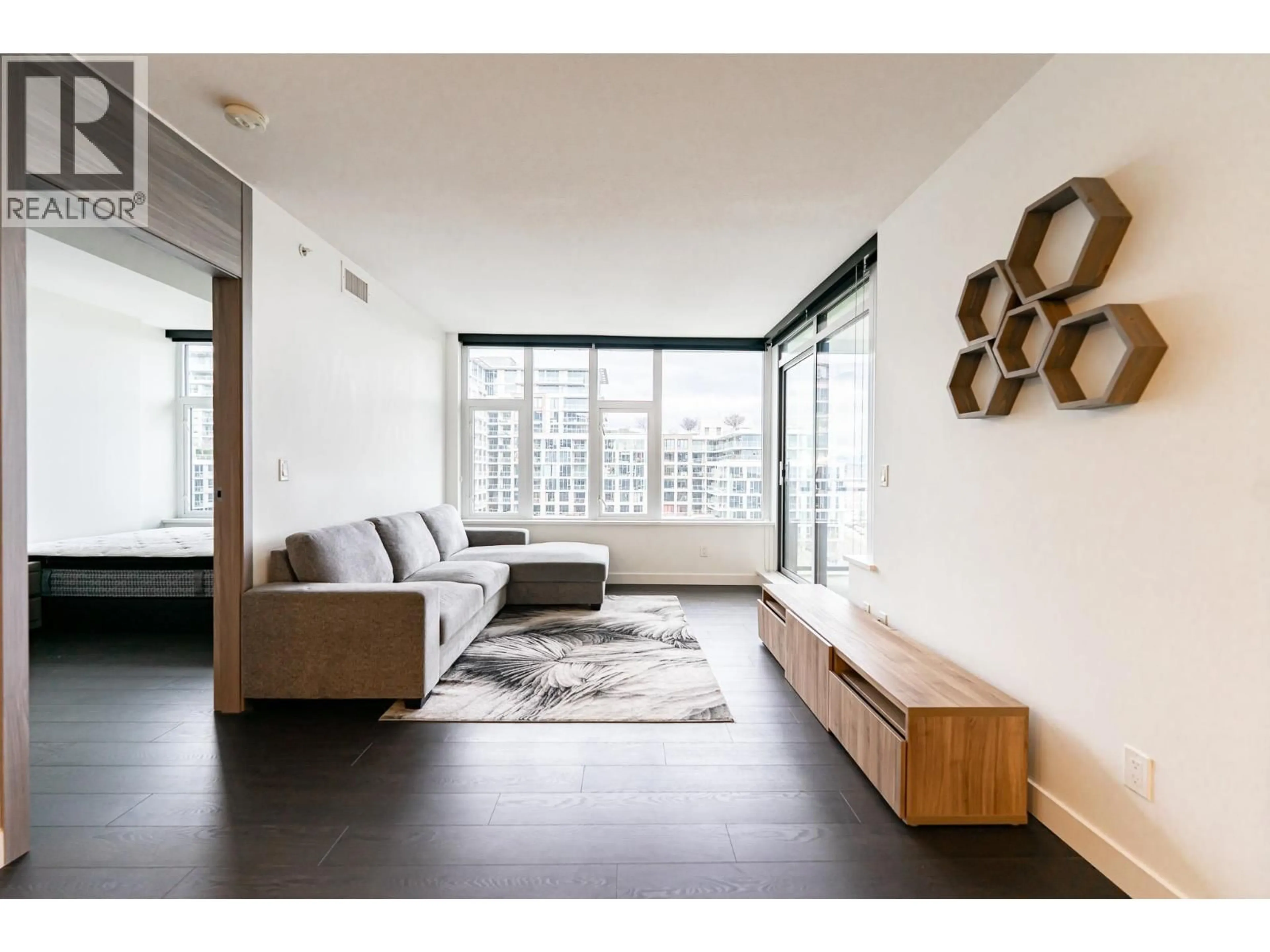 Living room with furniture, wood/laminate floor for 903 - 3300 KETCHESON ROAD, Richmond British Columbia V6X0S5