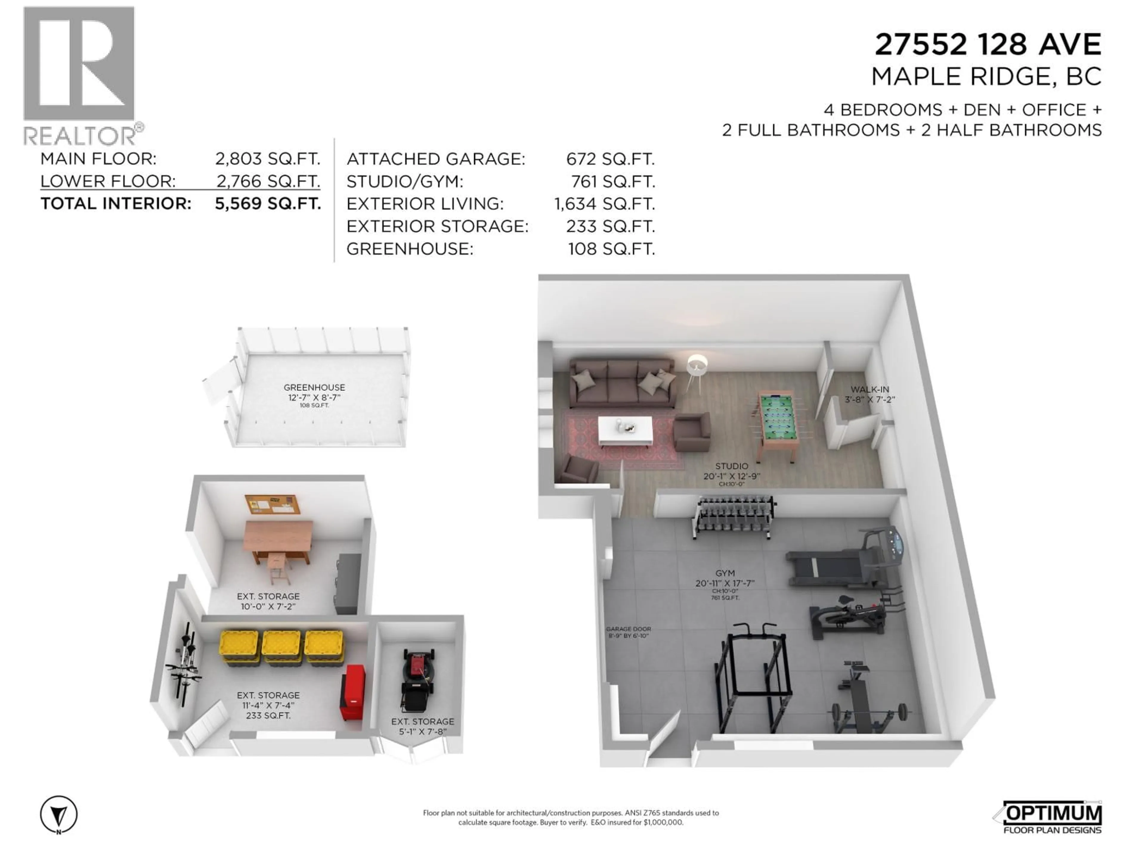 Floor plan for 27552 128 AVENUE, Maple Ridge British Columbia V2W1N5
