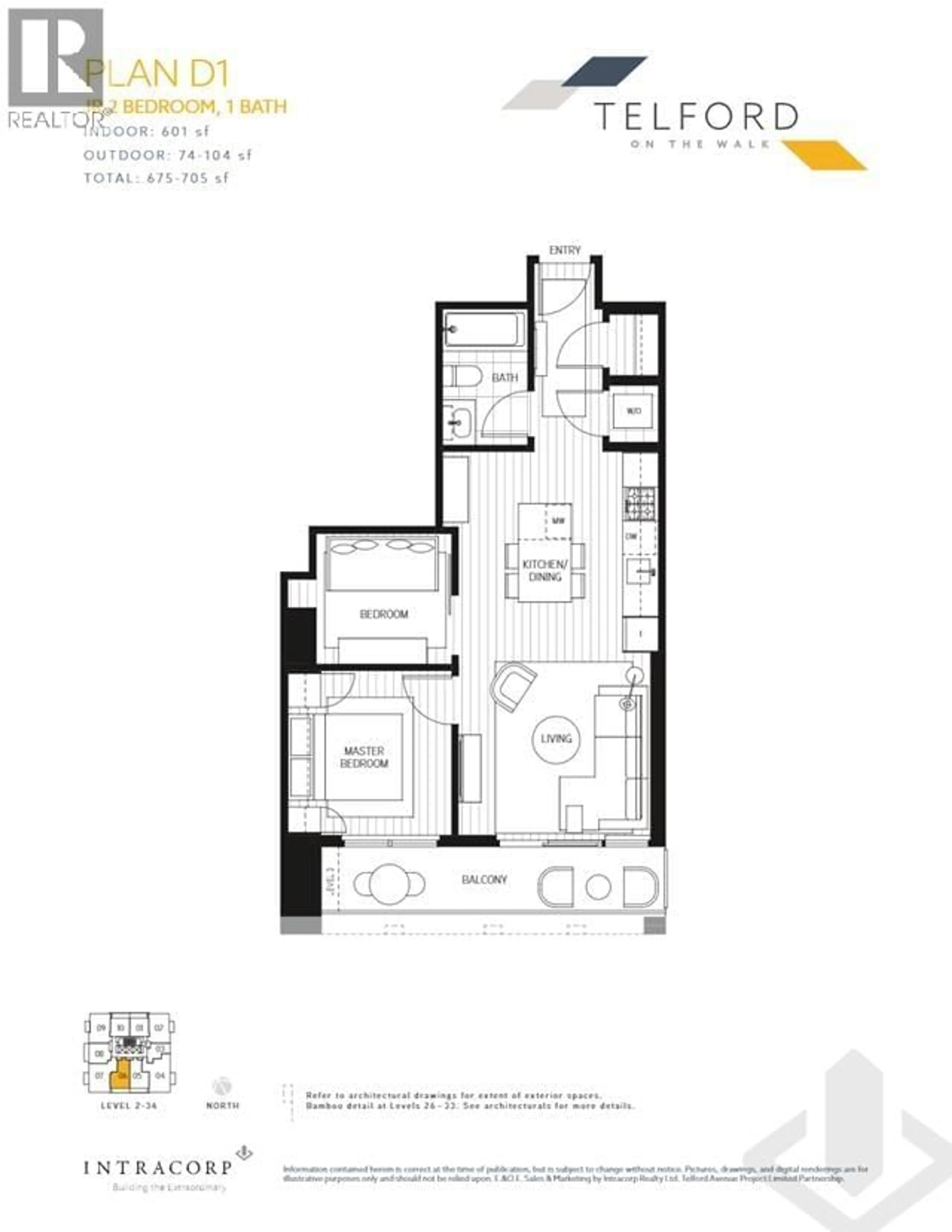Floor plan for 2906 - 6537 TELFORD AVENUE, Burnaby British Columbia V5H0K9