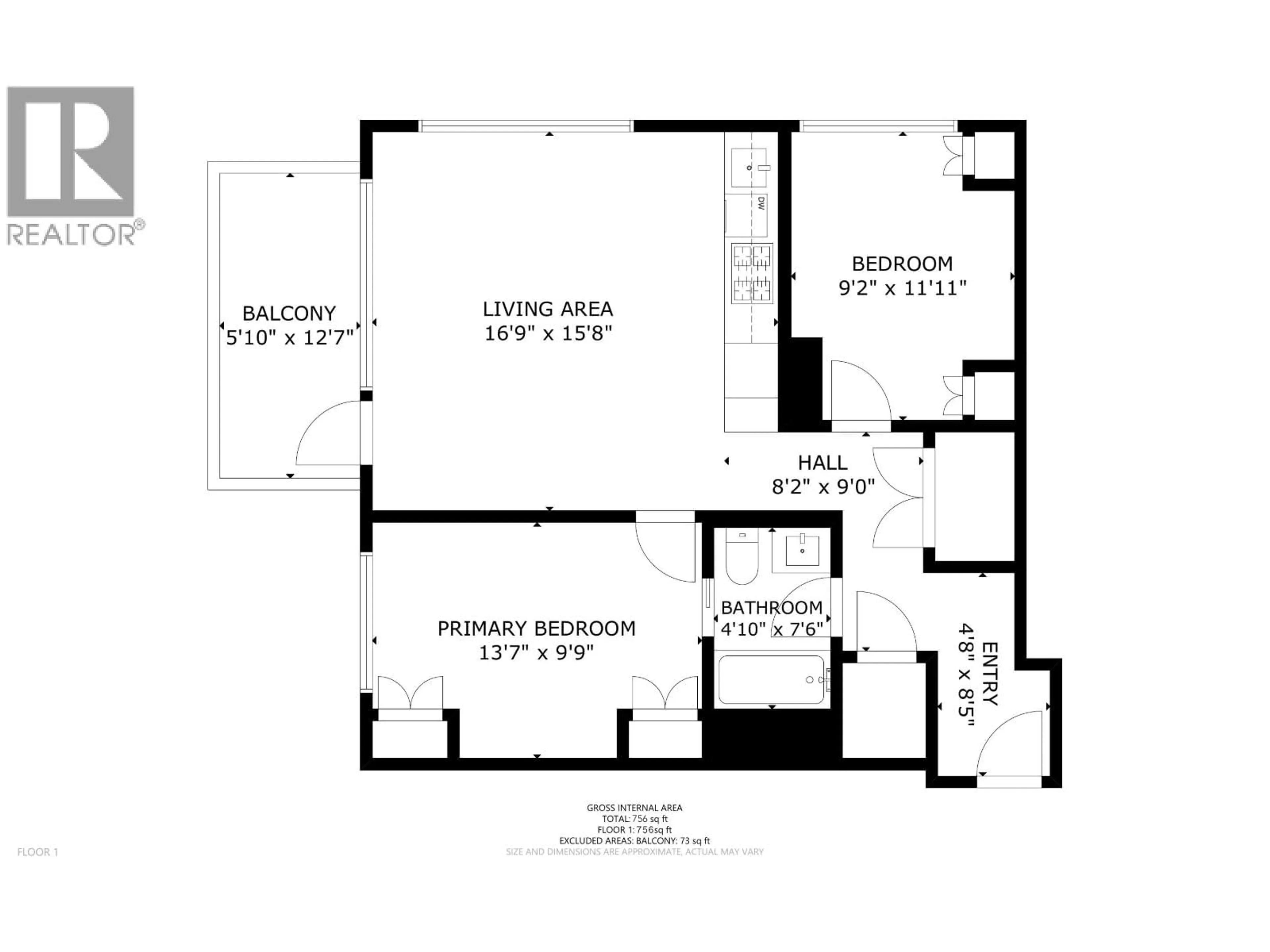 Floor plan for 902 - 988 QUAYSIDE DRIVE, New Westminster British Columbia V3M0L5