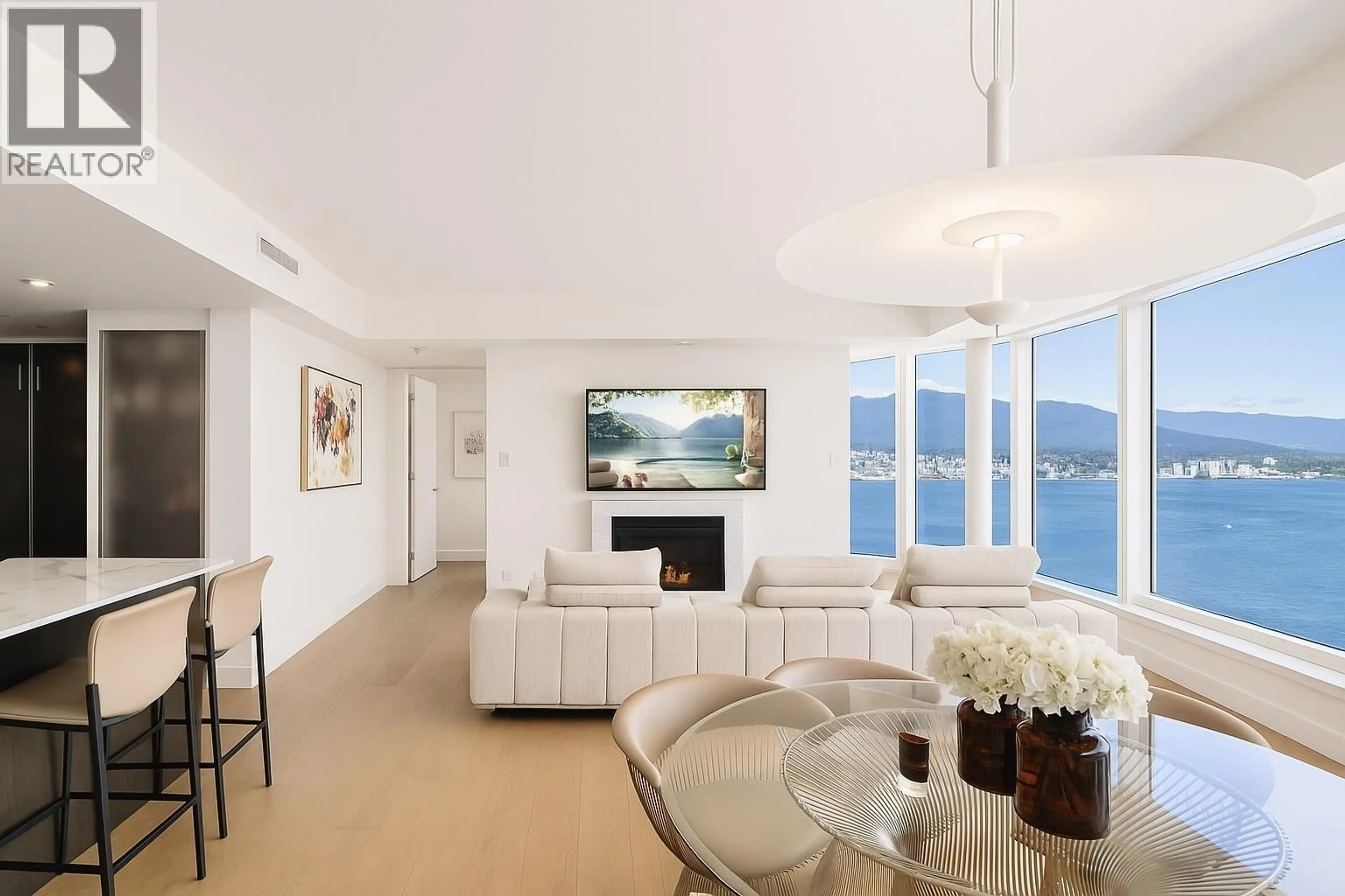 Living room with furniture, unknown for 4102 - 1011 CORDOVA STREET, Vancouver British Columbia V6C0B2