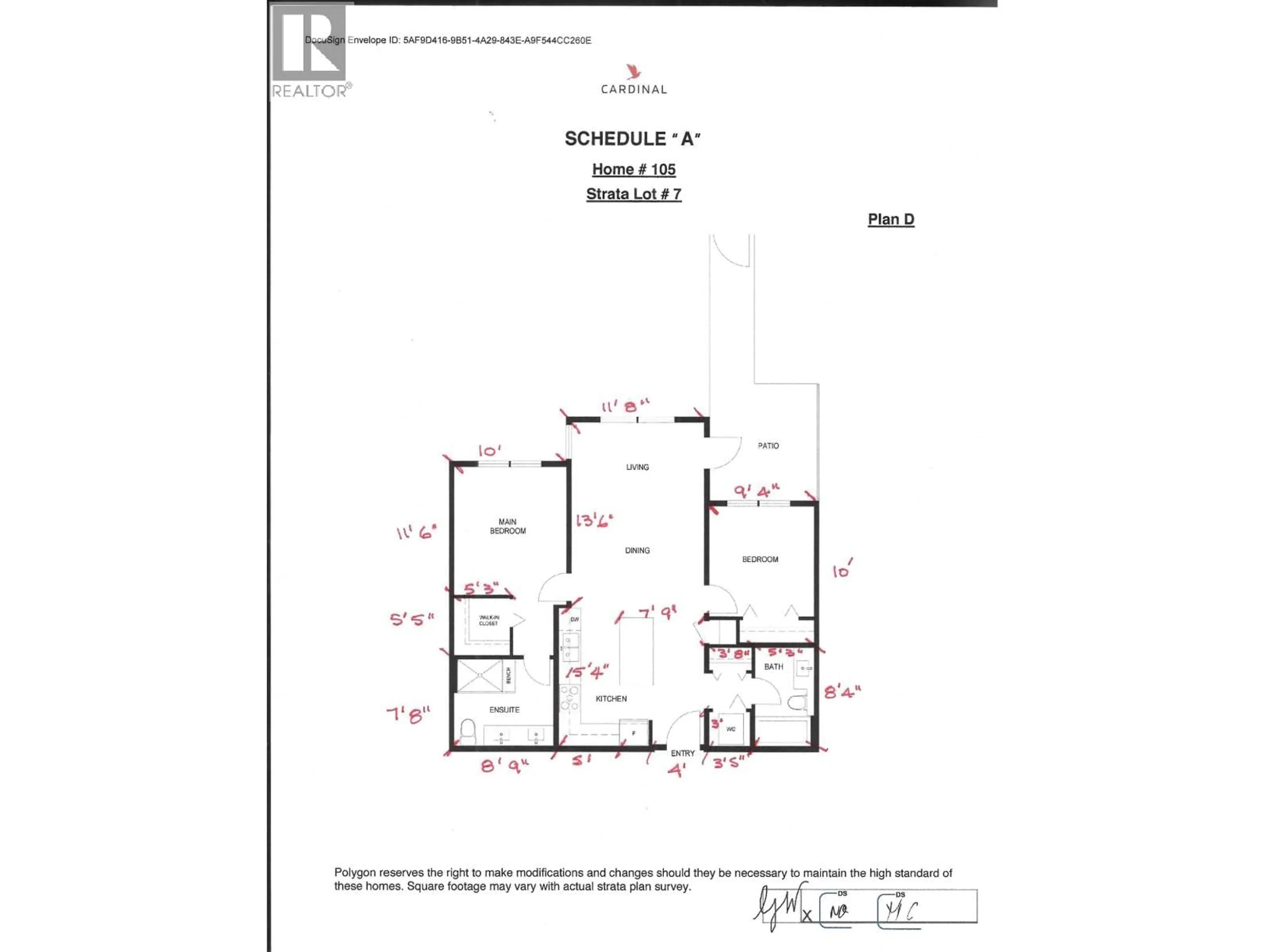 Floor plan for 105 - 615 COTTONWOOD AVENUE, Coquitlam British Columbia V3J2S5