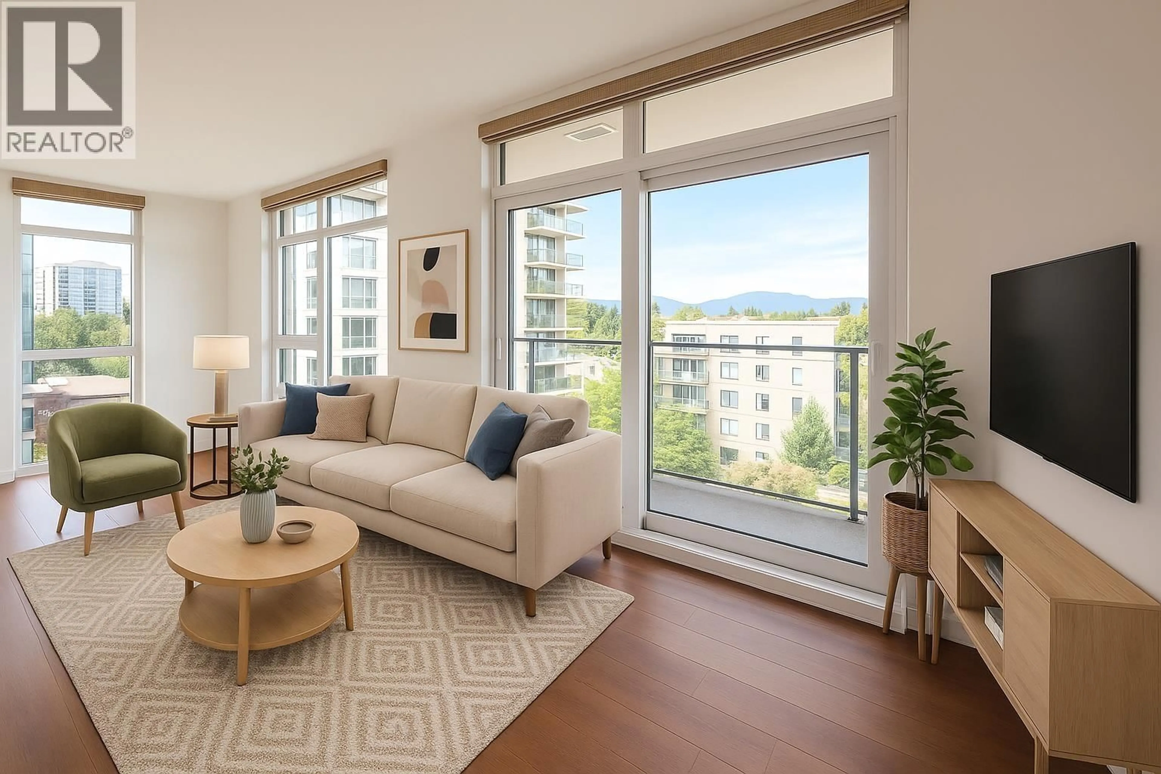 Living room with furniture, unknown for 1009 - 8333 ANDERSON ROAD, Richmond British Columbia V6Y0E2