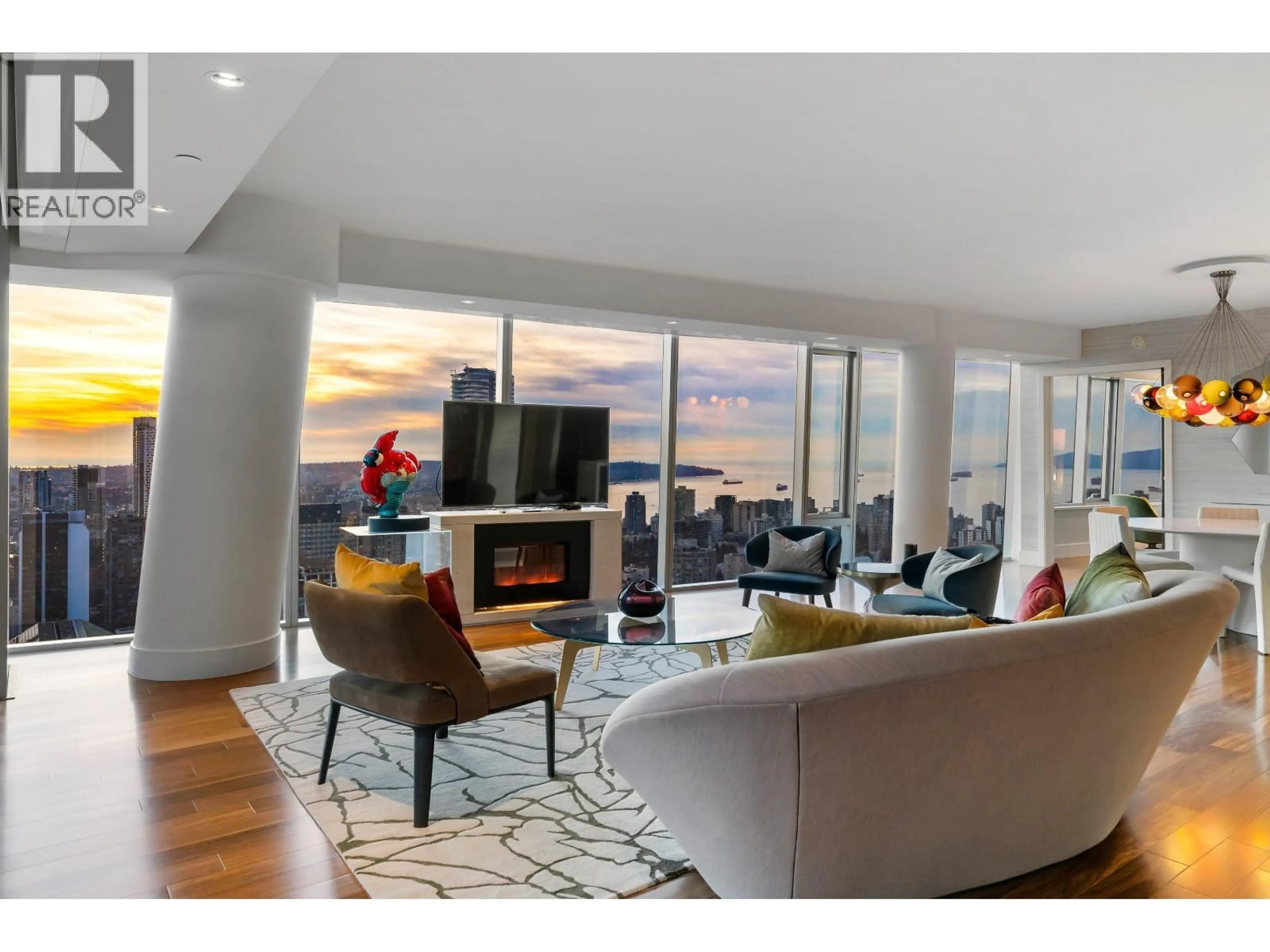 Living room with furniture, unknown for 4104 - 667 HOWE STREET, Vancouver British Columbia V6C0B5