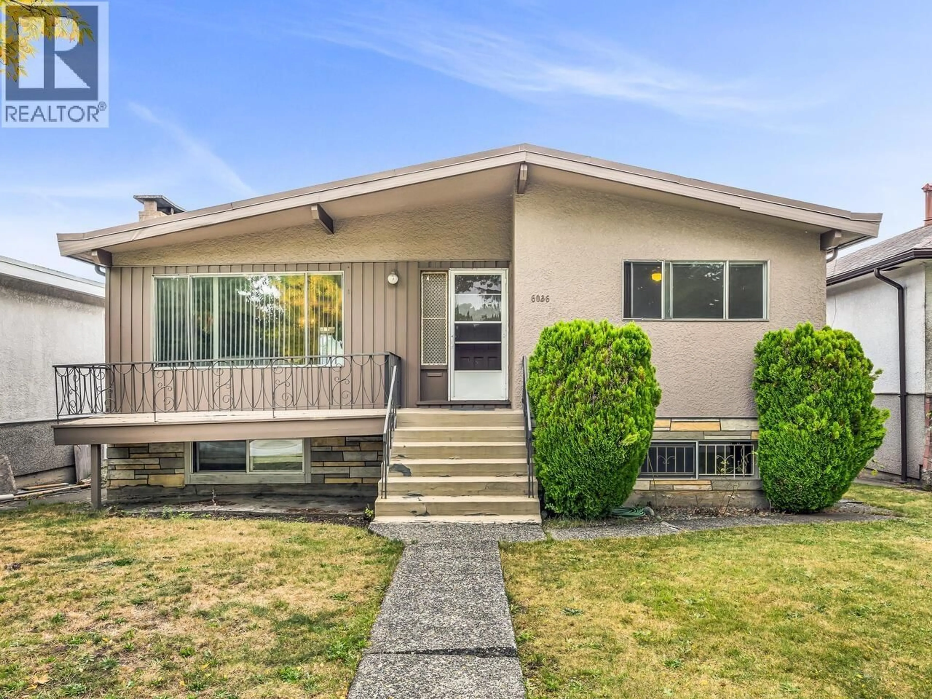 Home with vinyl exterior material, street for 6036 KNIGHT STREET, Vancouver British Columbia V5P2V5