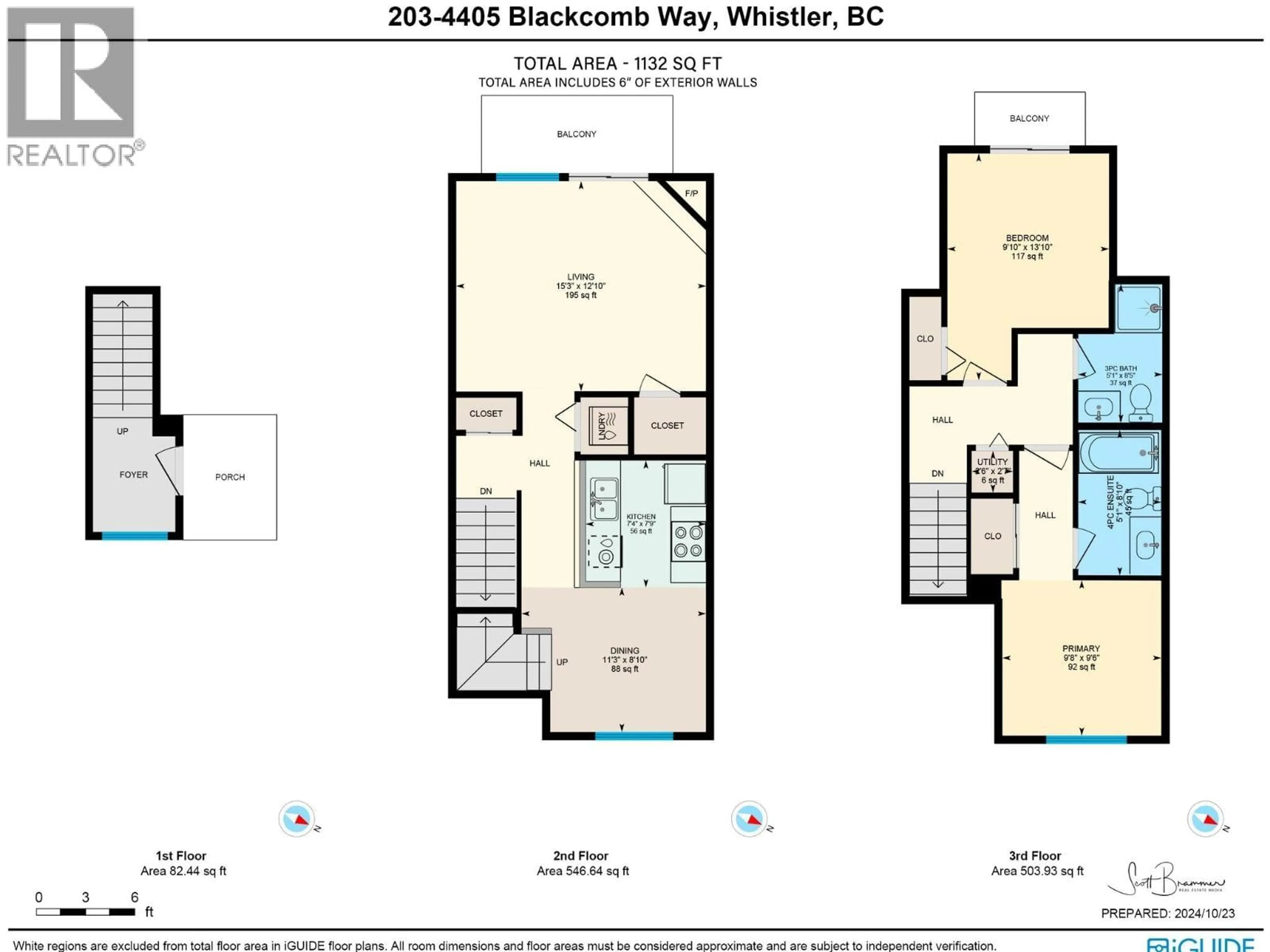 Floor plan for 203 - 4405 BLACKCOMB WAY, Whistler British Columbia V8E0X7