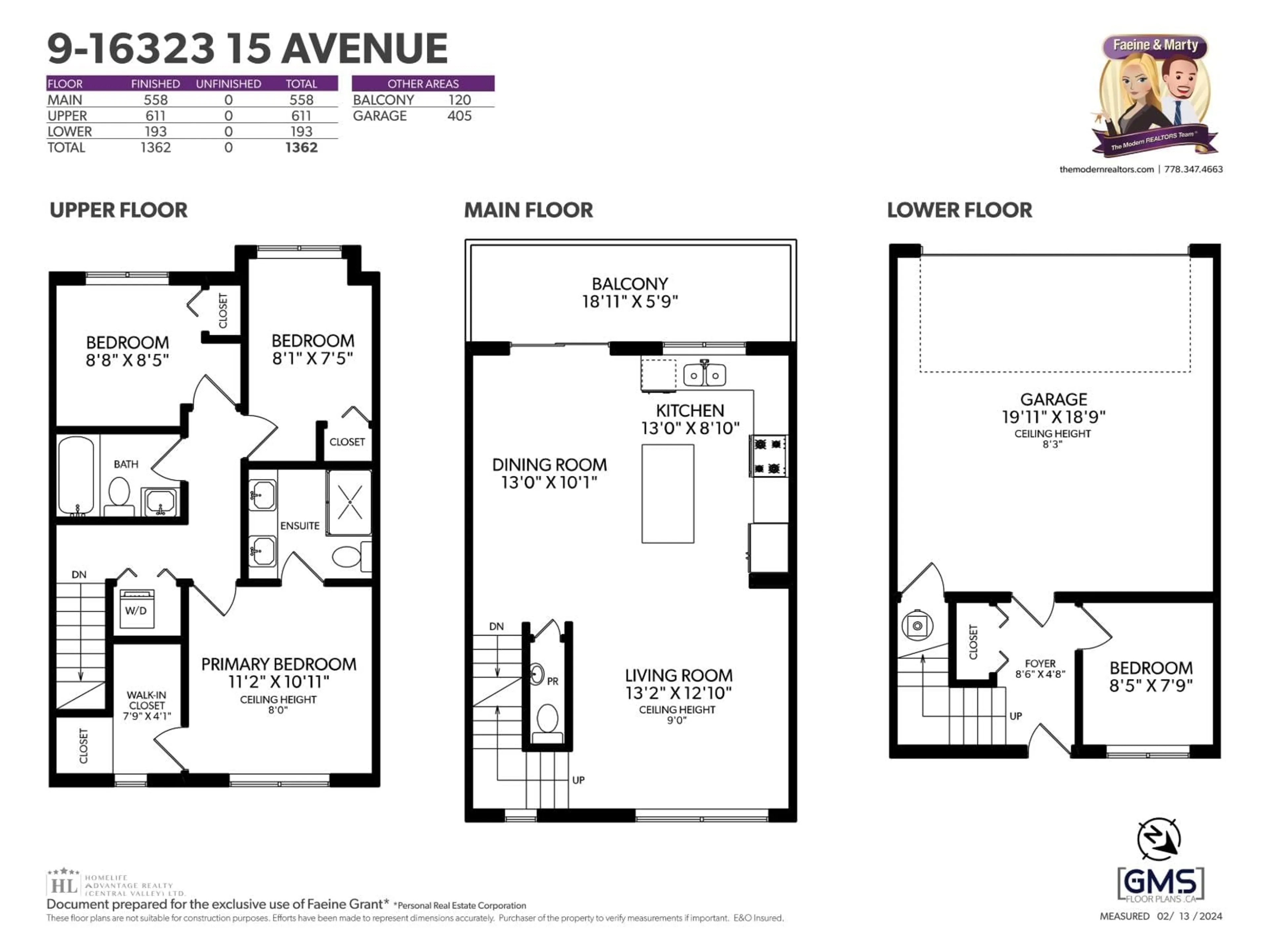 Floor plan for 9 - 16323 15 AVENUE, Surrey British Columbia V4A0C5