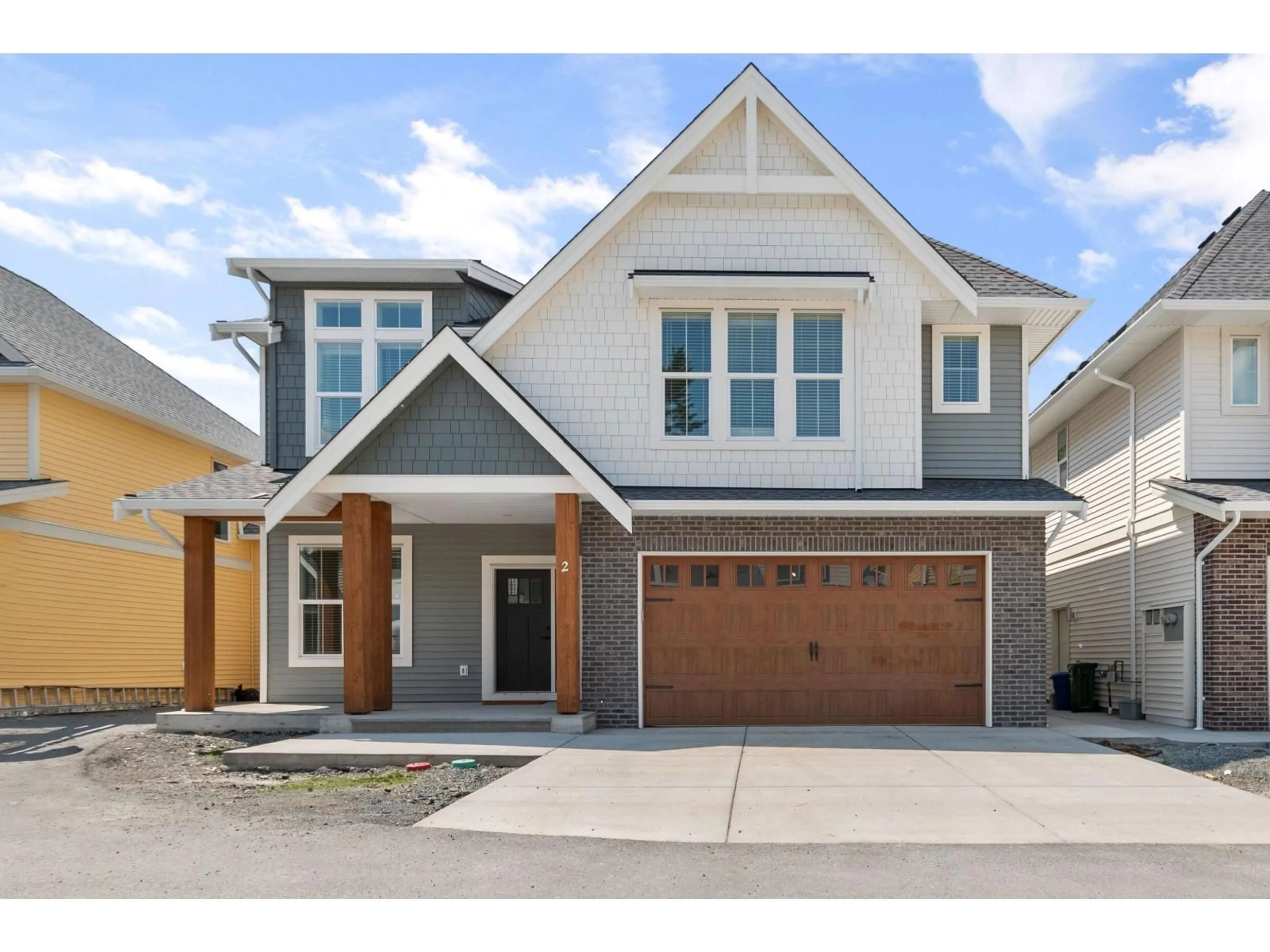 Home with brick exterior material, street for 2 - 45314 WELLS ROAD, Chilliwack British Columbia V2R1H2