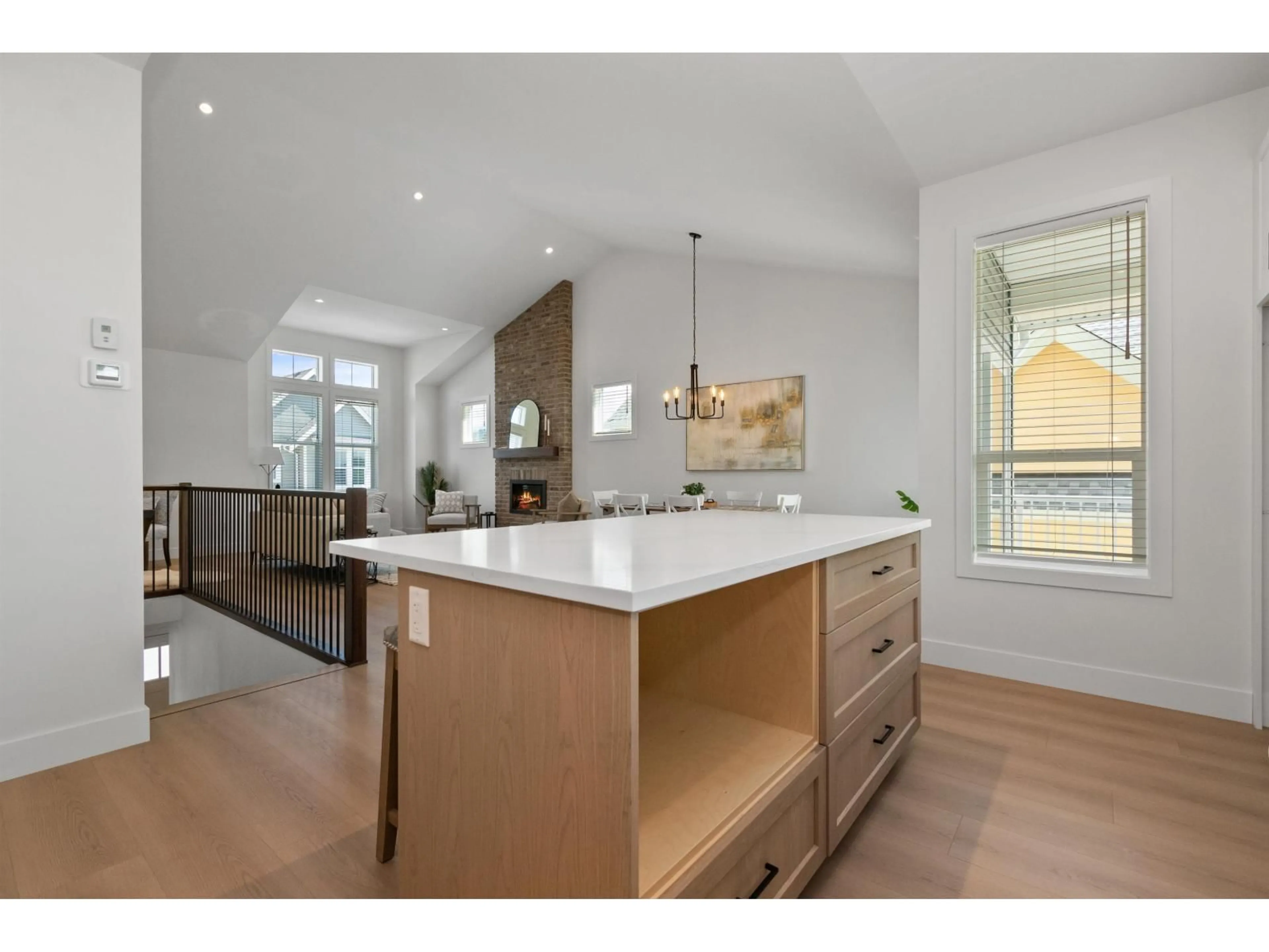 Open concept kitchen, wood/laminate floor for 2 - 45314 WELLS ROAD, Chilliwack British Columbia V2R1H2