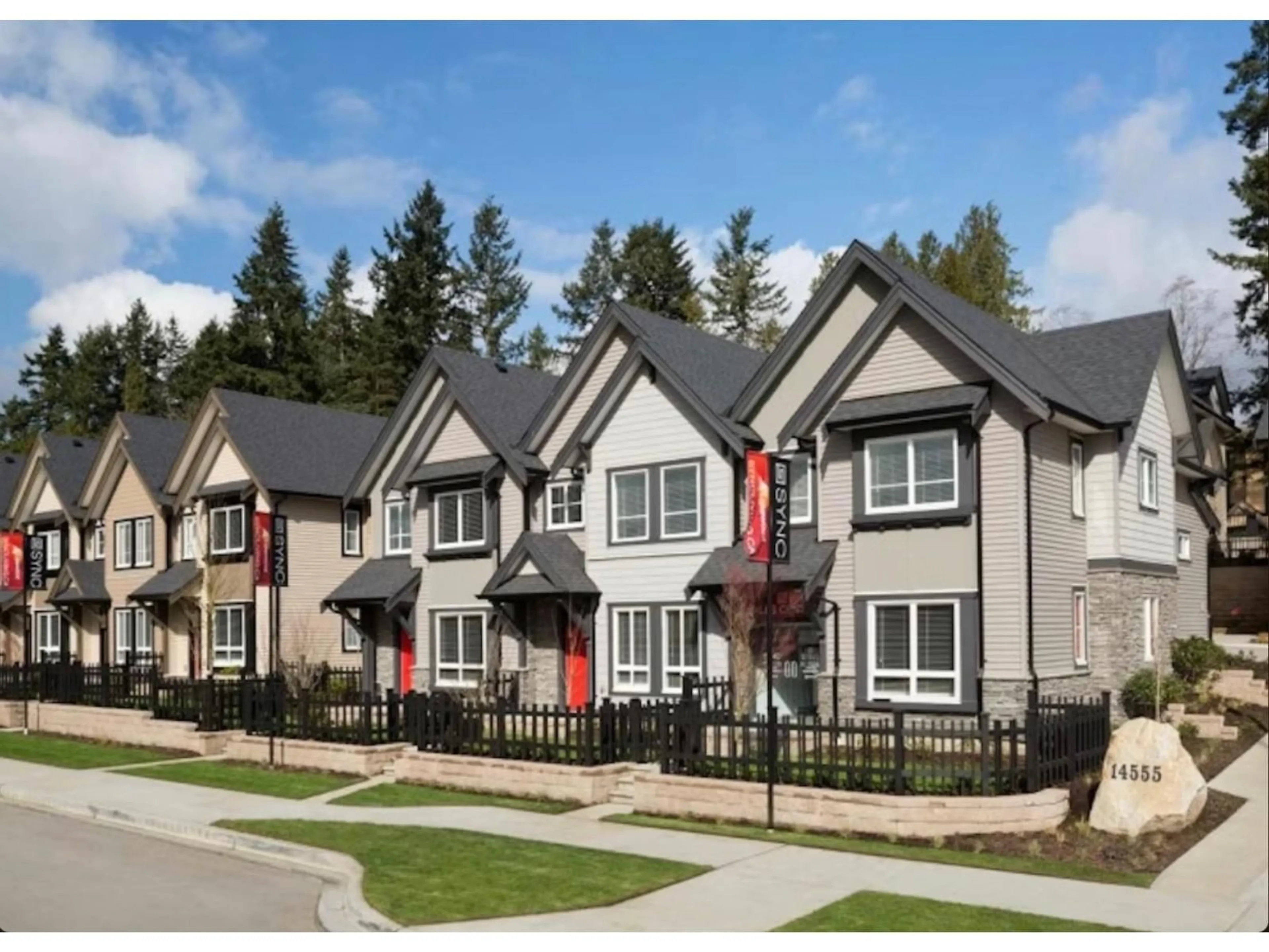 A pic from outside/outdoor area/front of a property/back of a property/a pic from drone, street for 96 - 14555 68 AVENUE, Surrey British Columbia V3S2A8